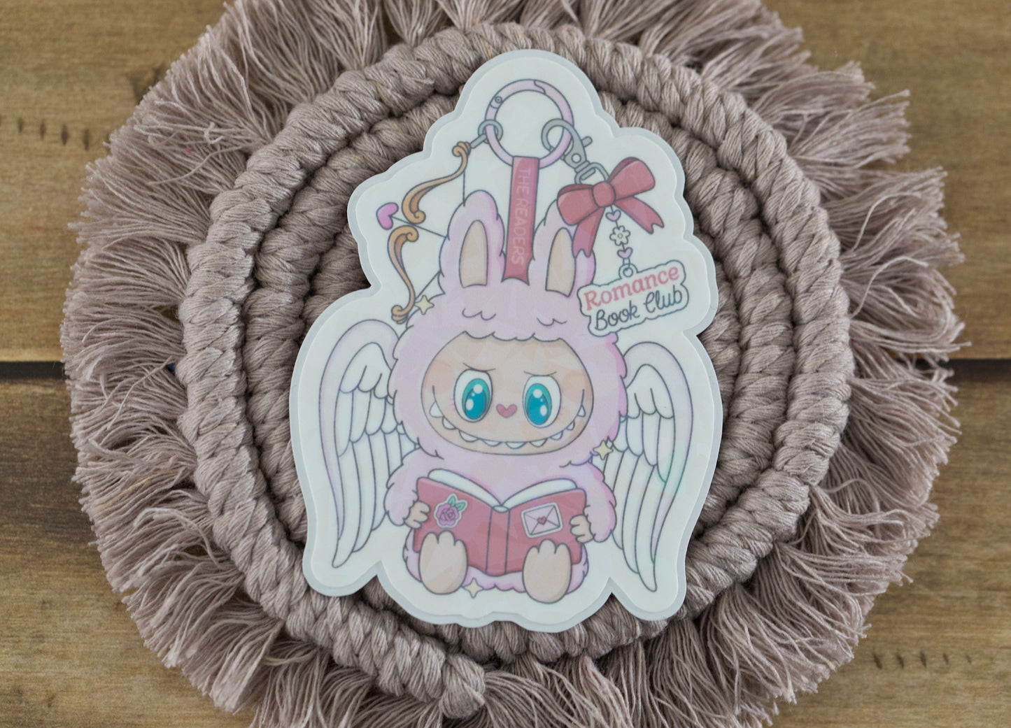 Trinket Doll Romance Book Club Holographic Sticker