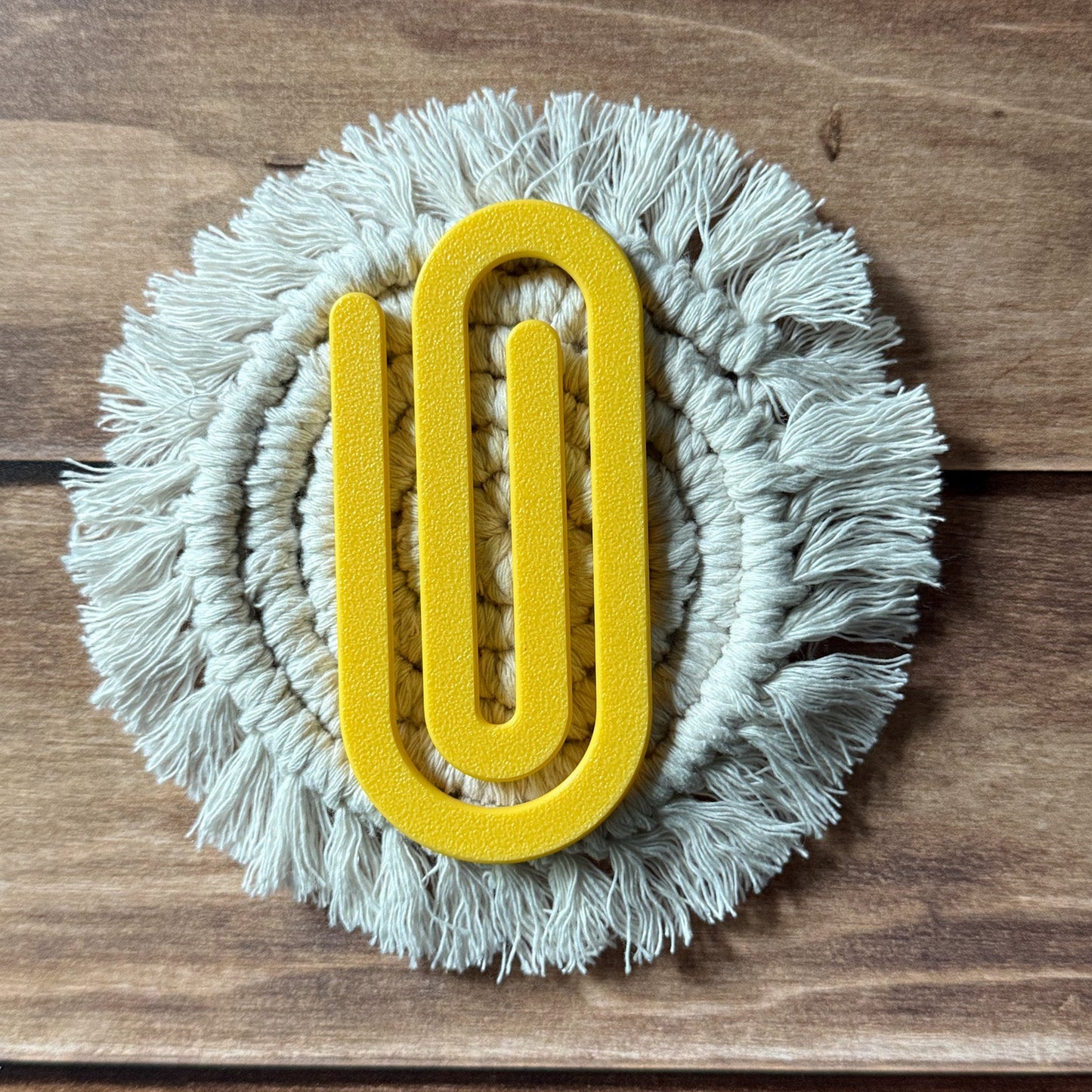3D Printed Paperclip Bookmark