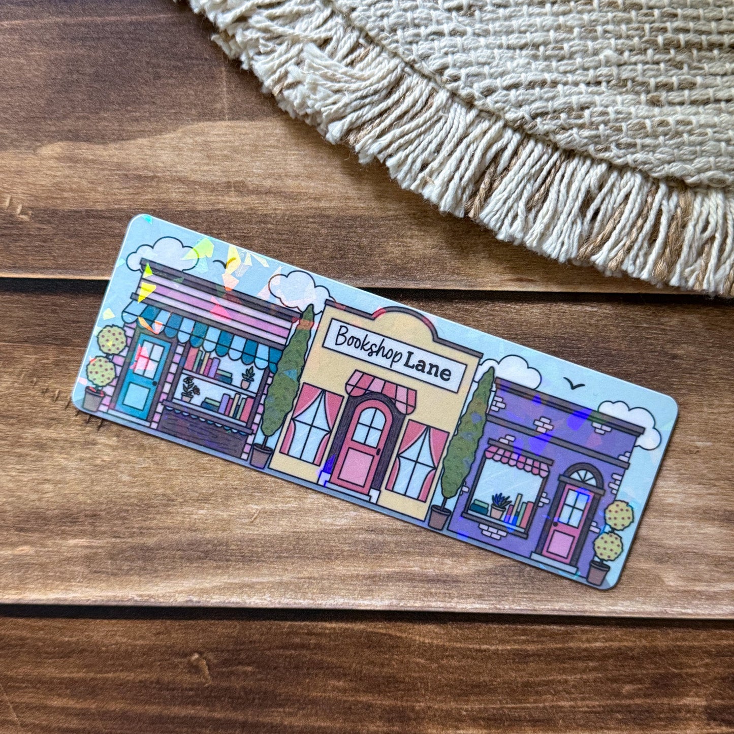 Bookshop Lane Holographic Bookmark