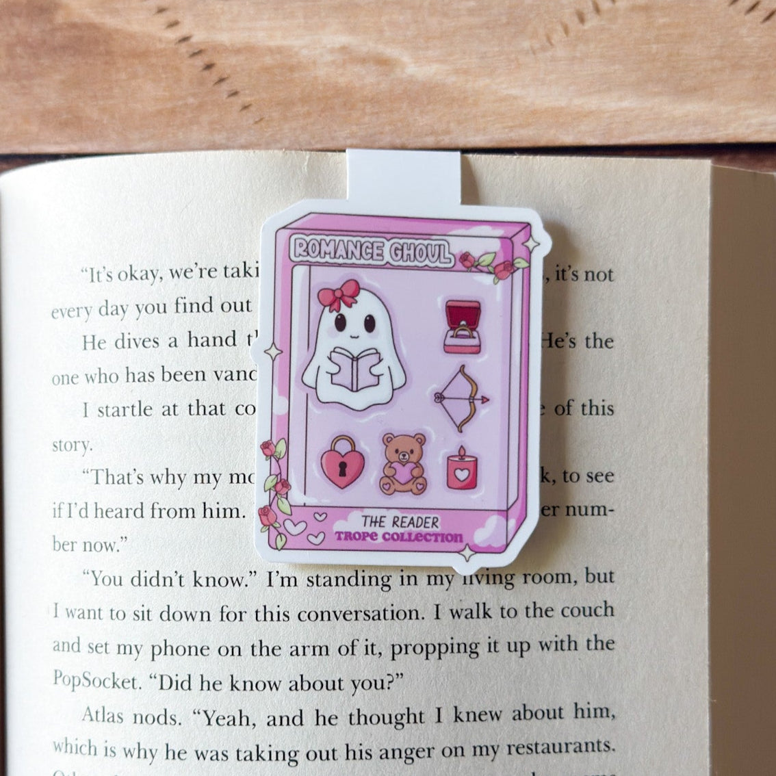 Bookish Booktropes Ghoul Magnetic Bookmark