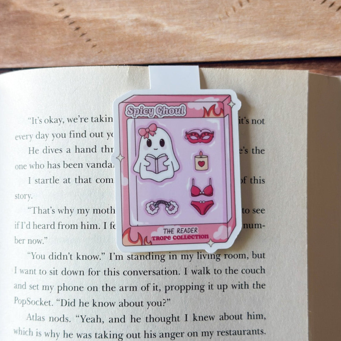 Bookish Booktropes Ghoul Magnetic Bookmark