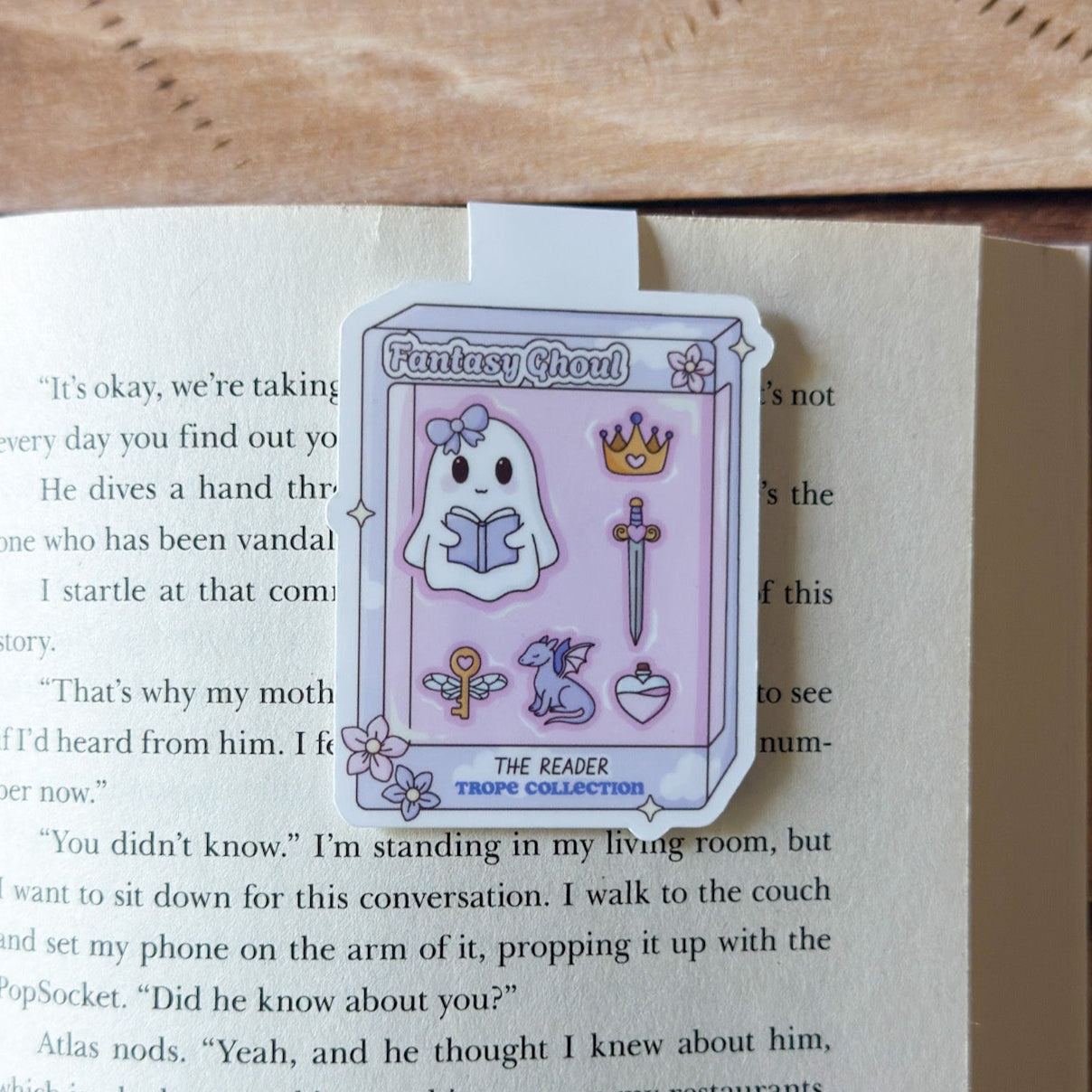 Bookish Booktropes Ghoul Magnetic Bookmark