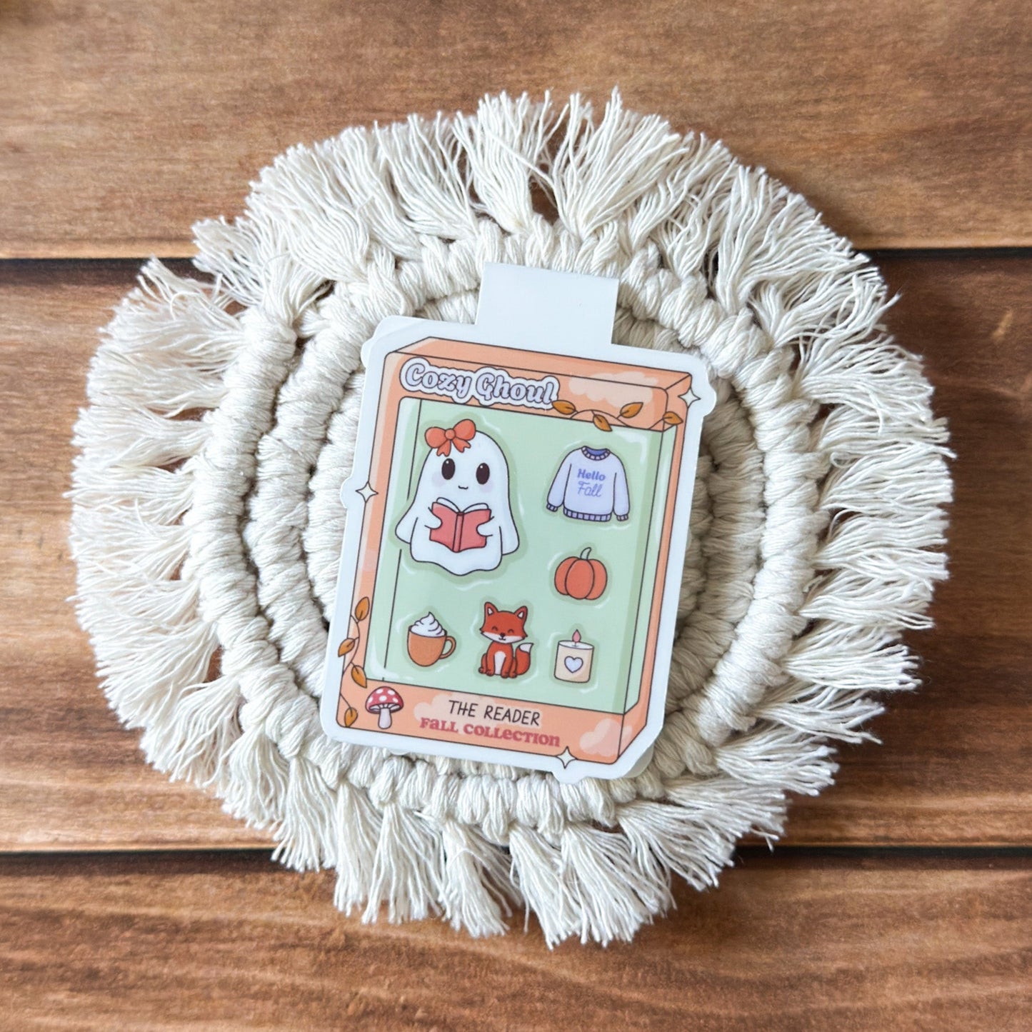 Cozy Fall Booktropes Magnetic Bookmark