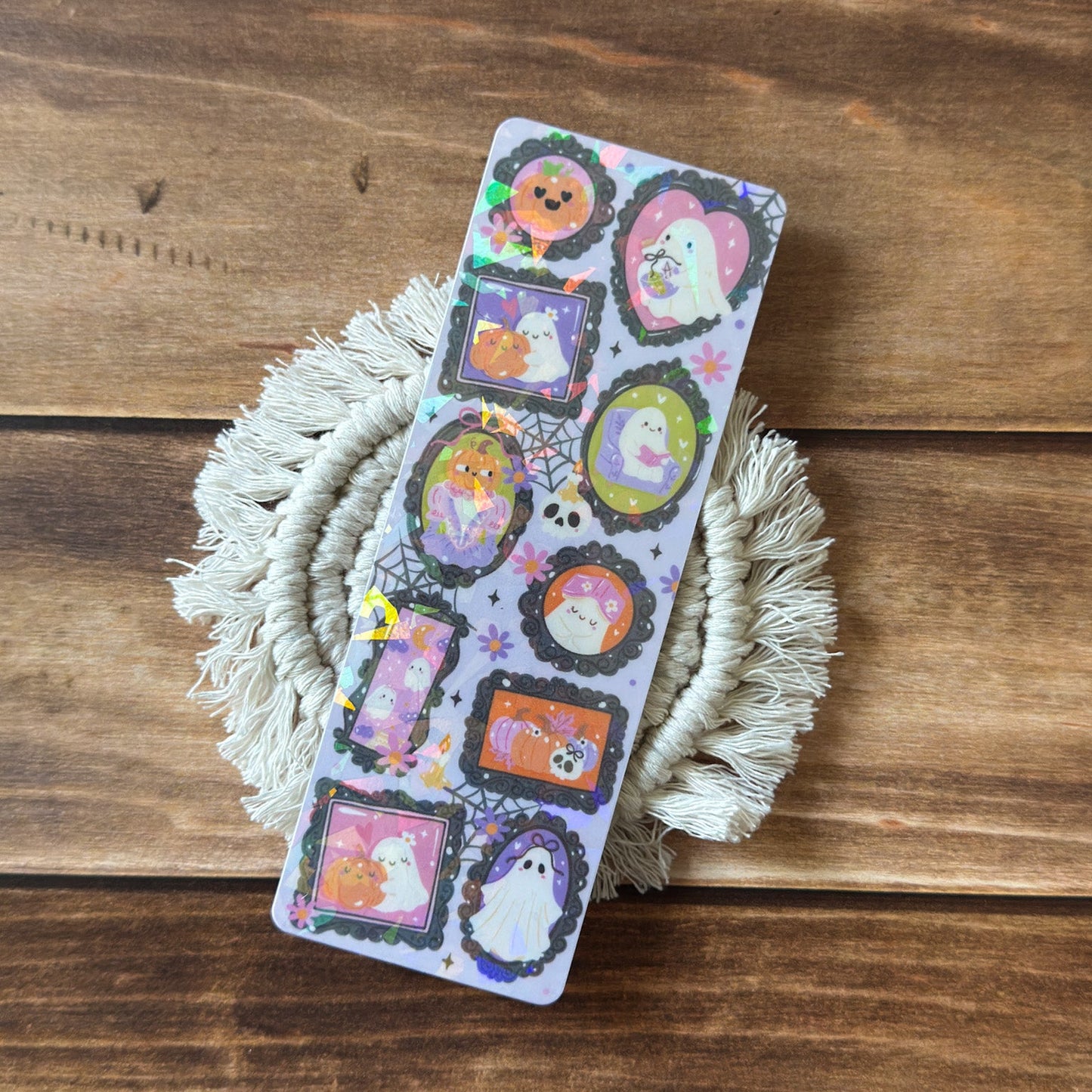 Spooky Portrait Holographic Bookmark