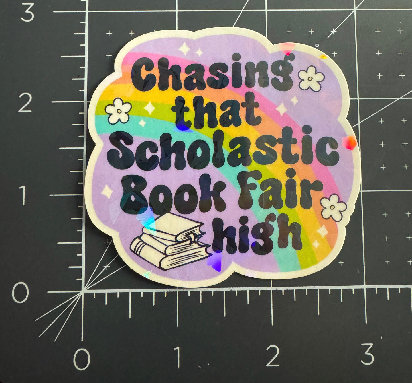 Book Fair Holographic Sticker