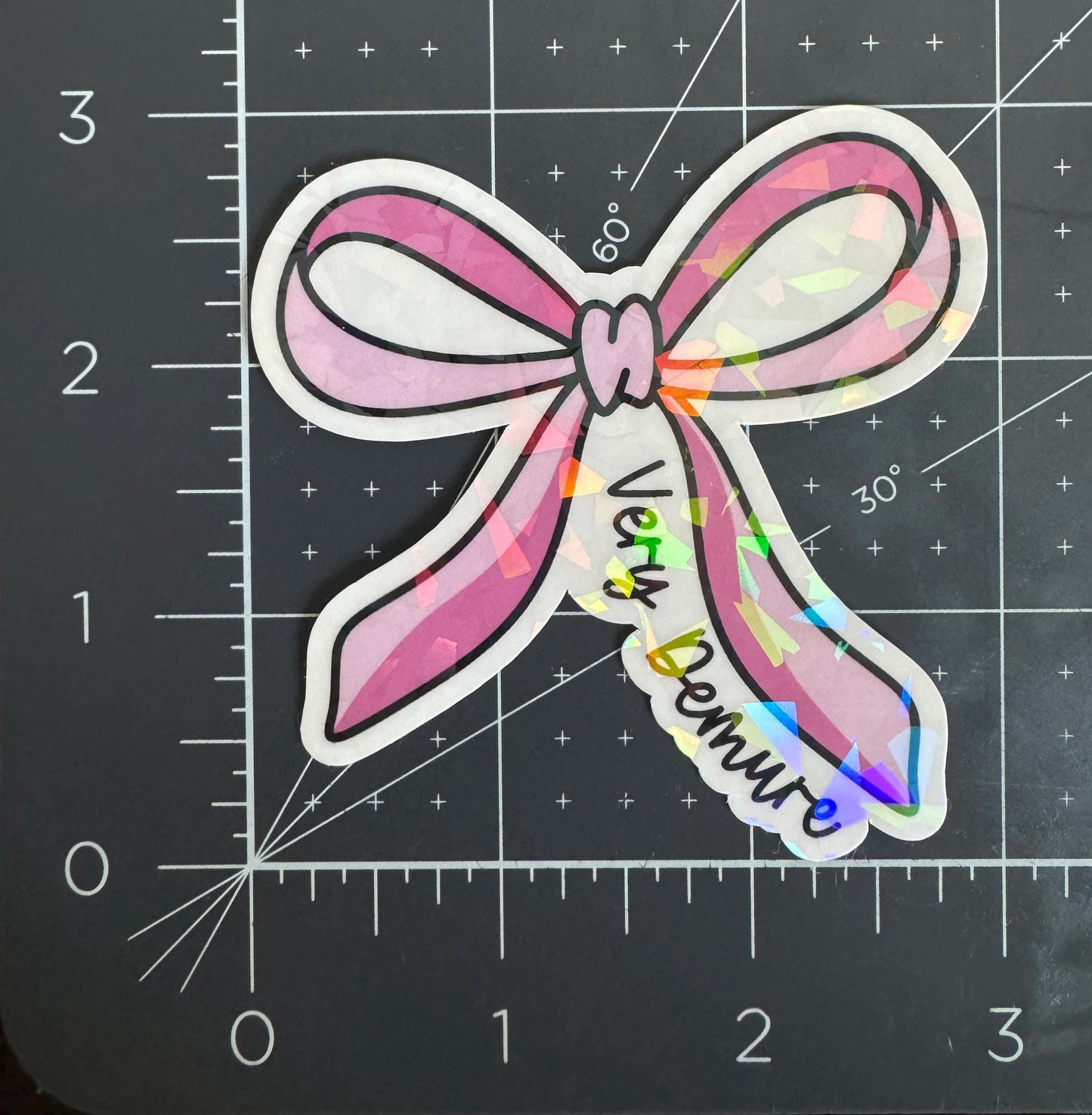 Very Demure Holographic Sticker