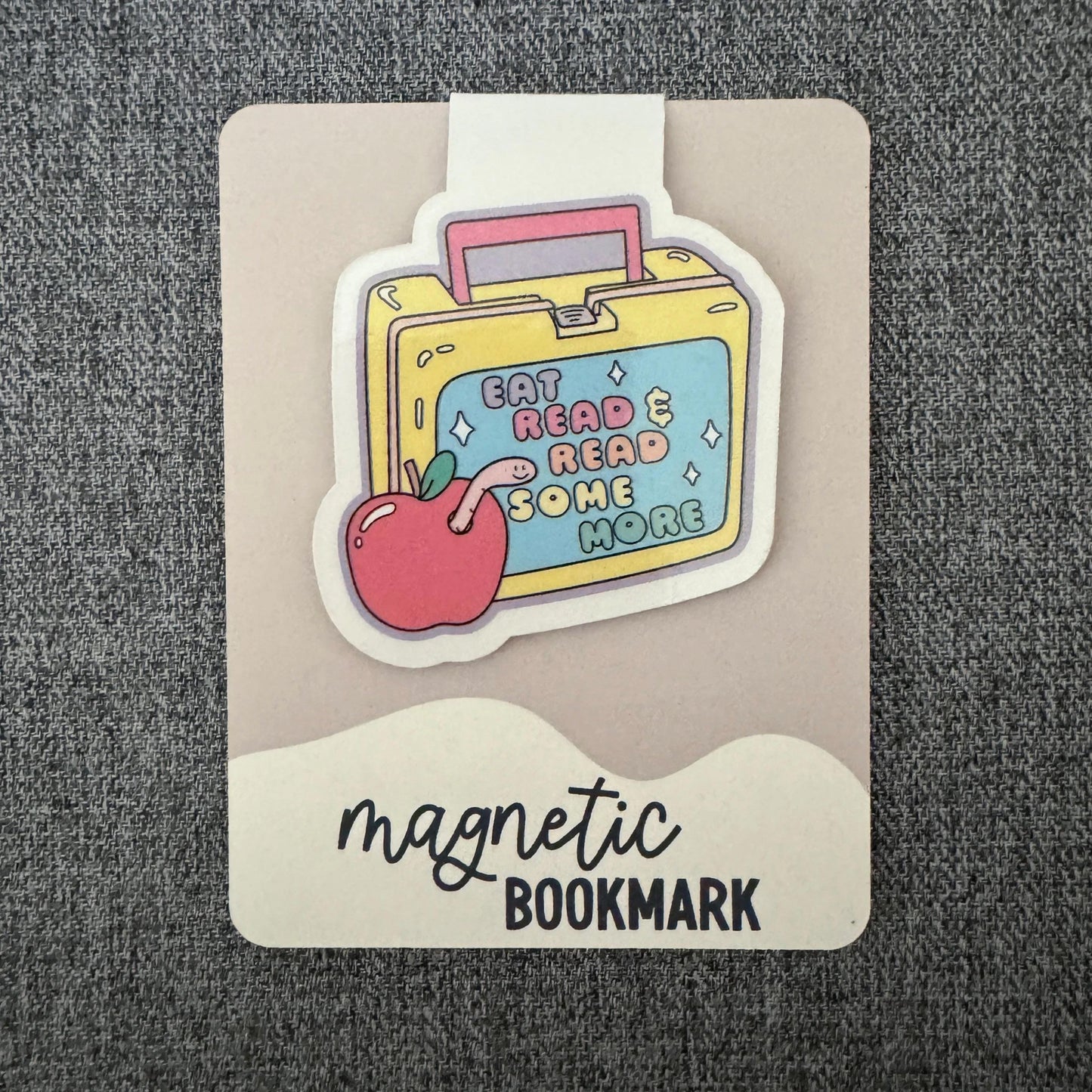 Book Lunchbox Magnetic Bookmark