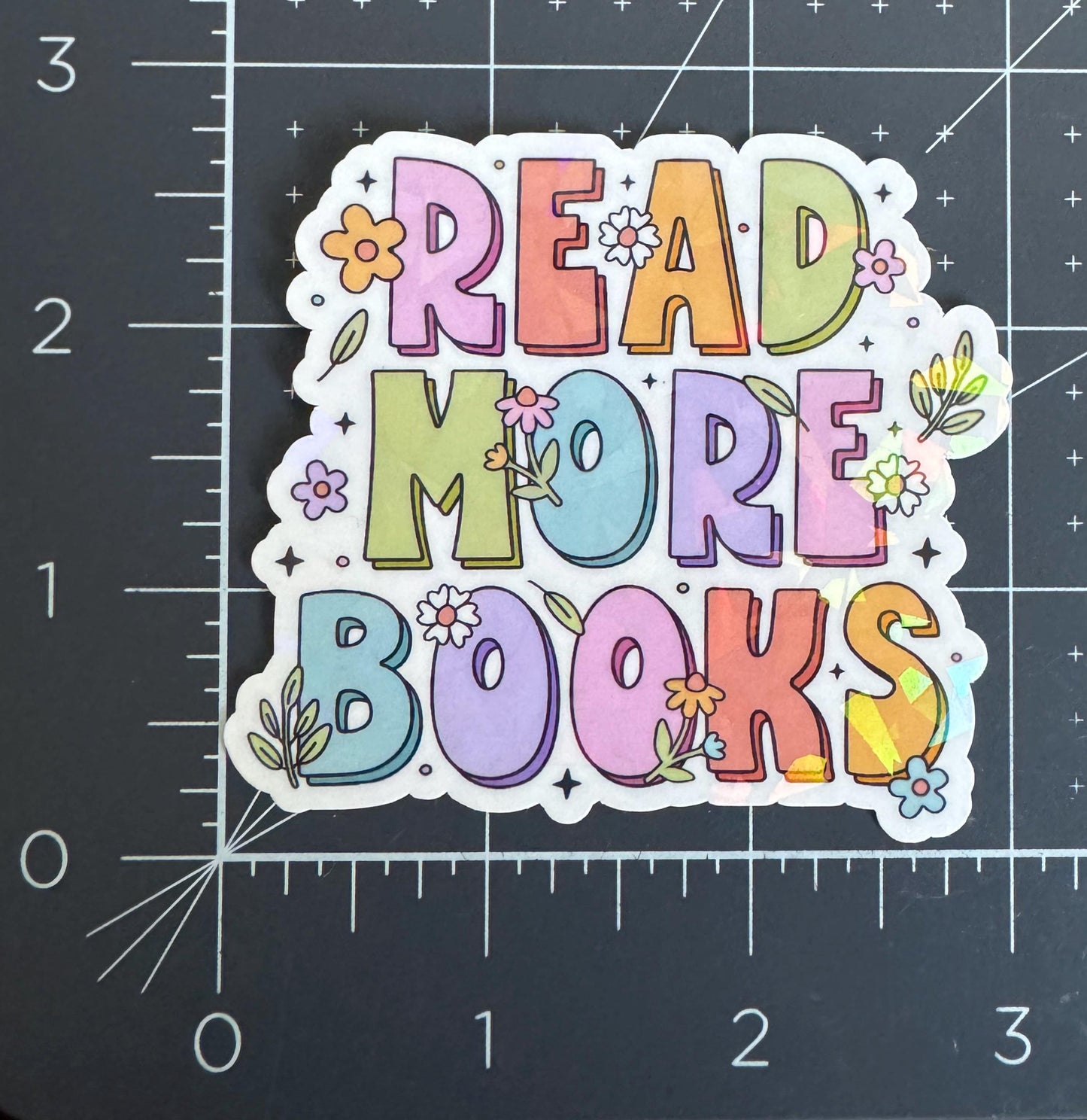 Read More Books Holographic Sticker