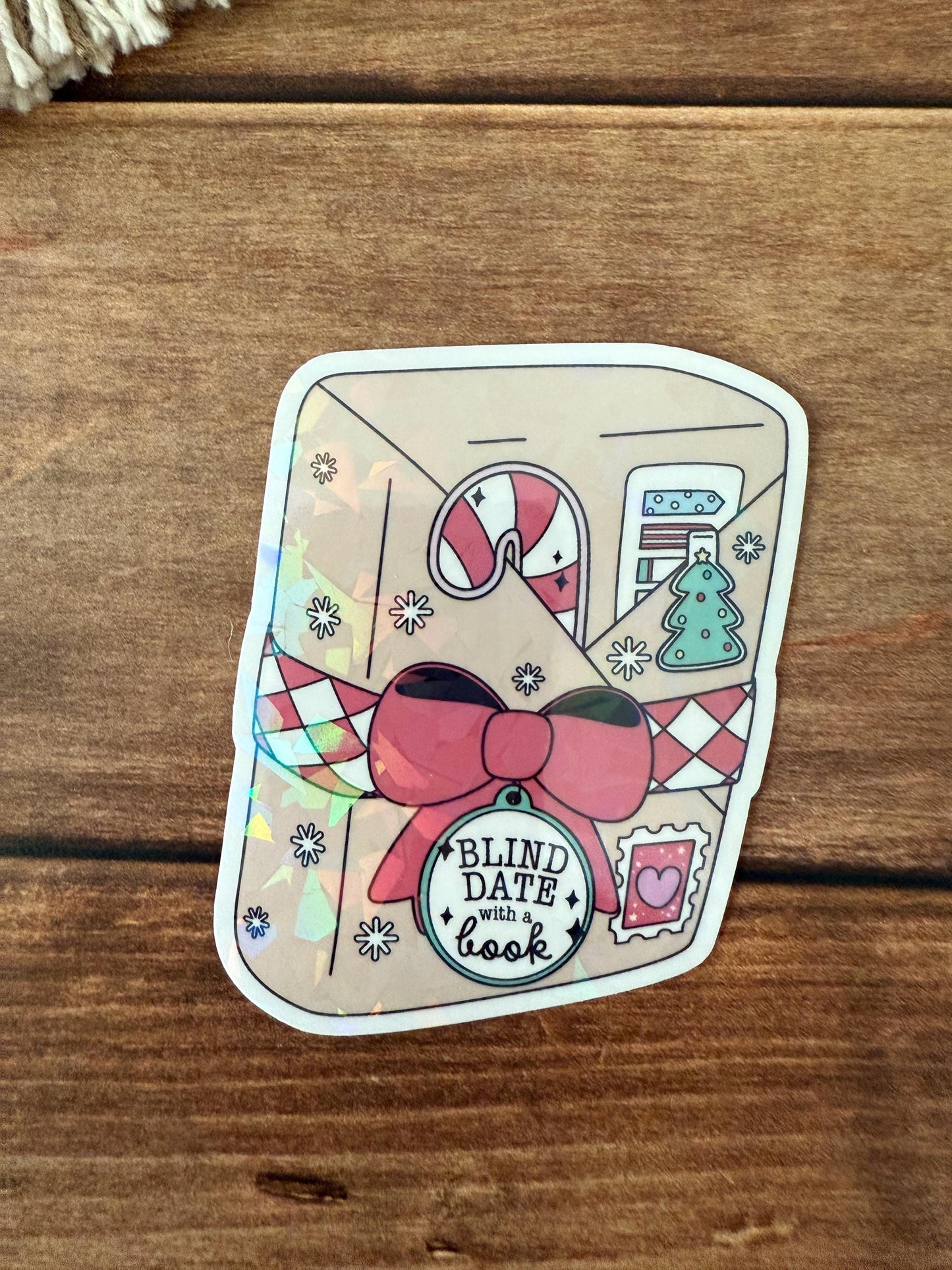 Blind Date Book Holographic Sticker