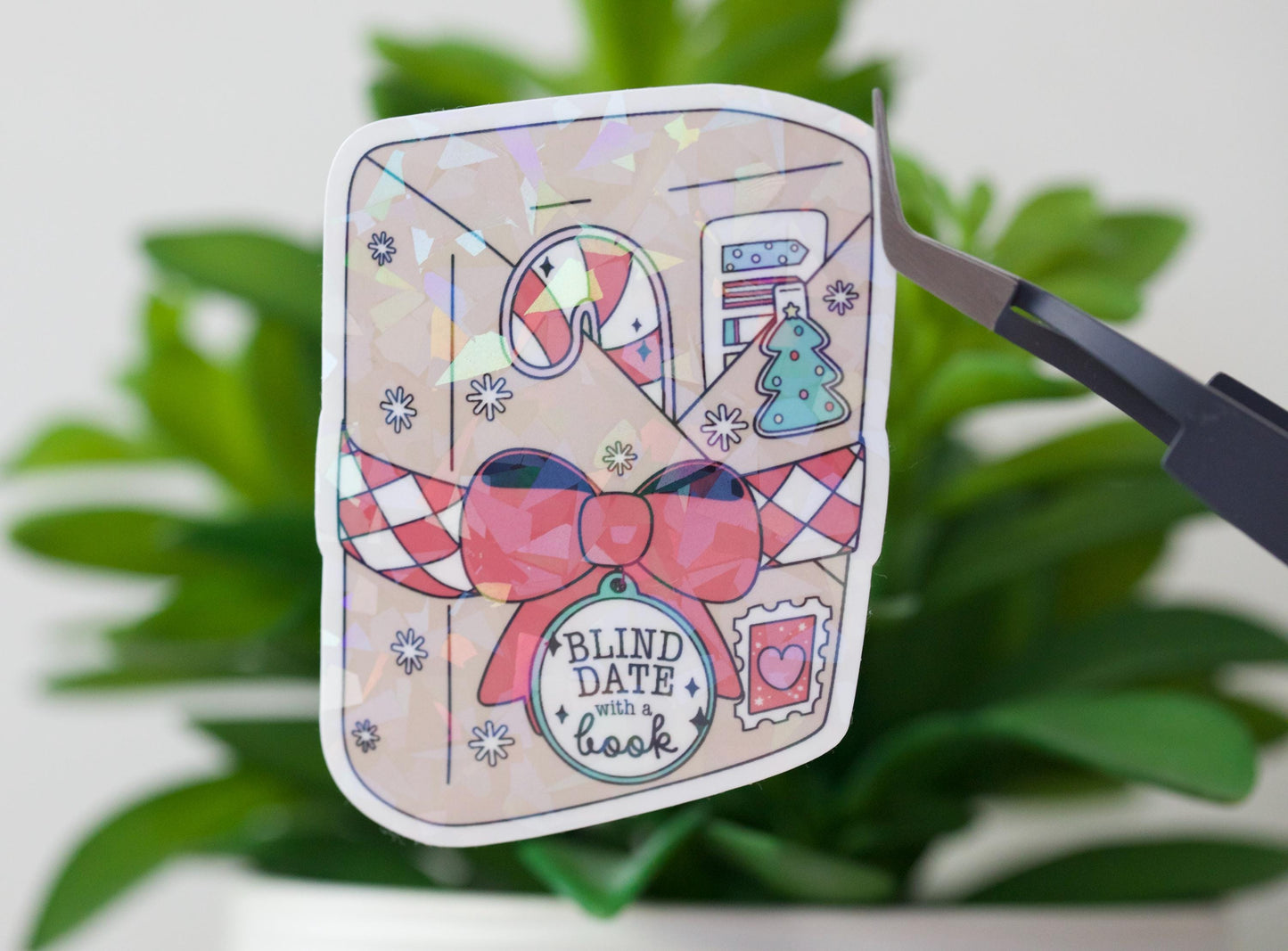 Blind Date Book Holographic Sticker