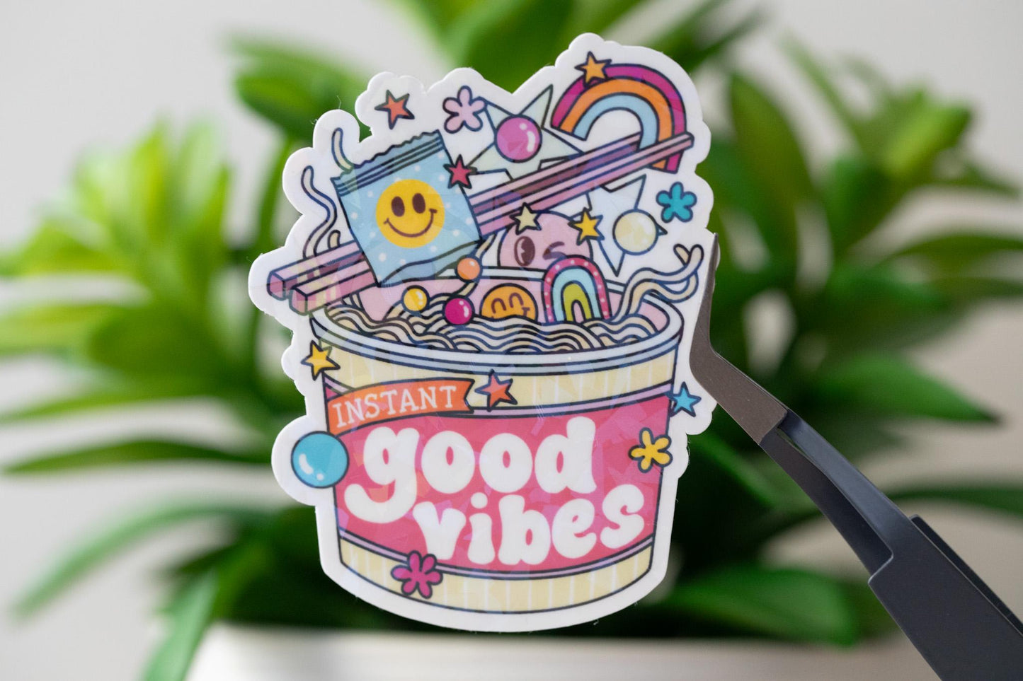 Good Vibes Holographic Sticker