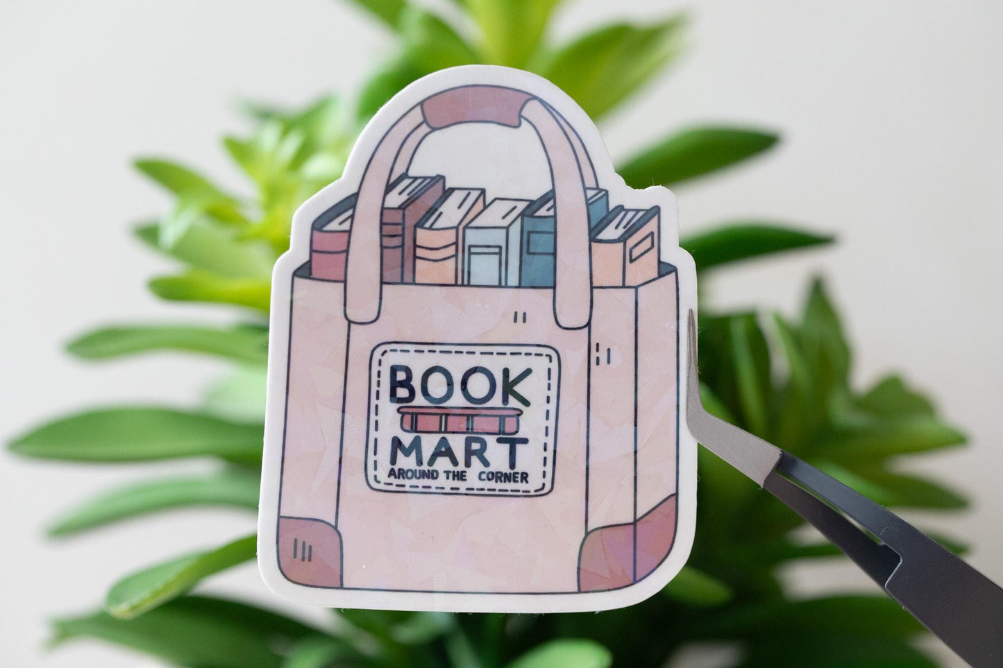 Book Mart Holographic Sticker