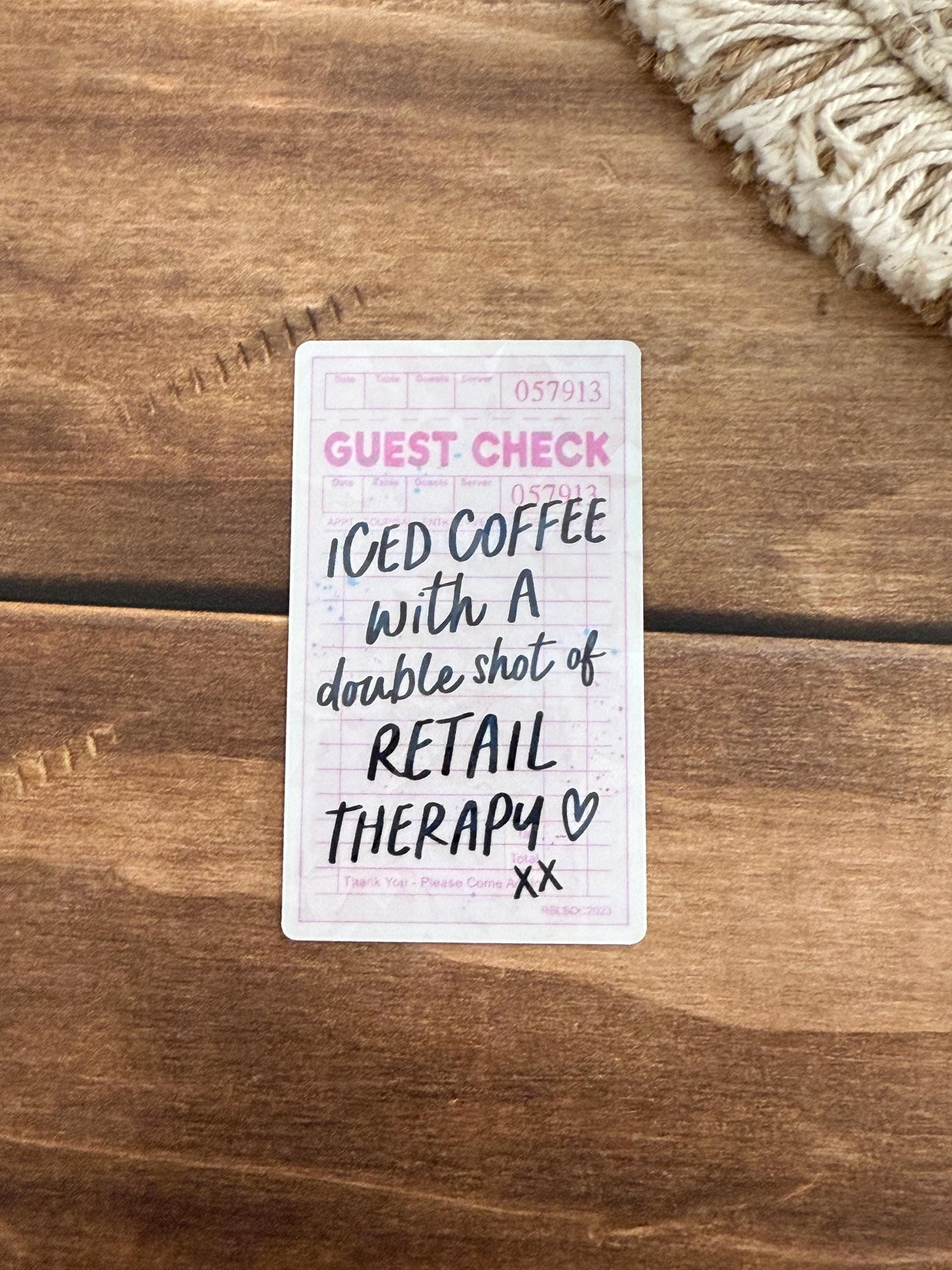 Guest Checkout Pink Holographic Sticker