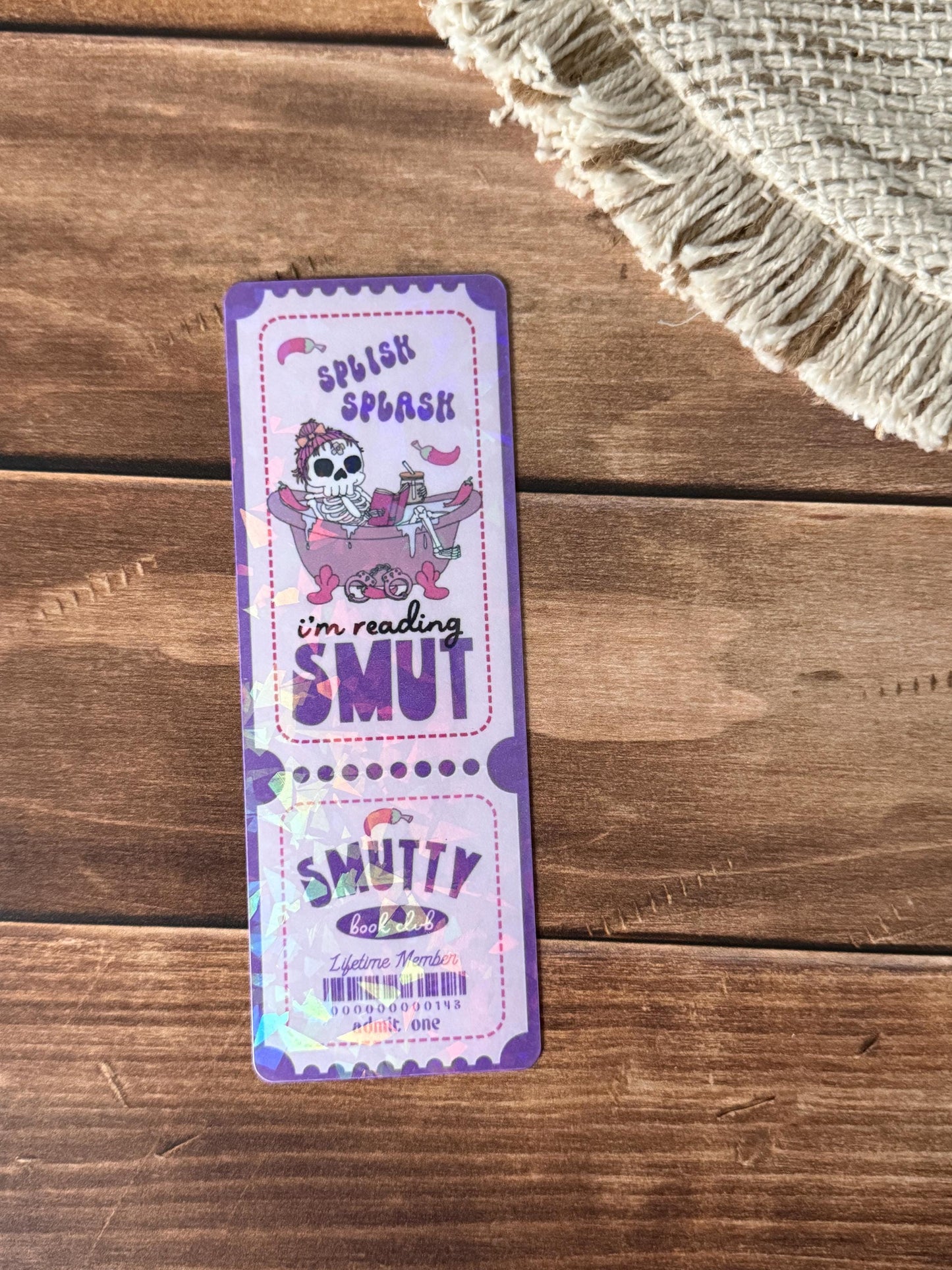 I'm Reading Smut Holgraphic Bookmark