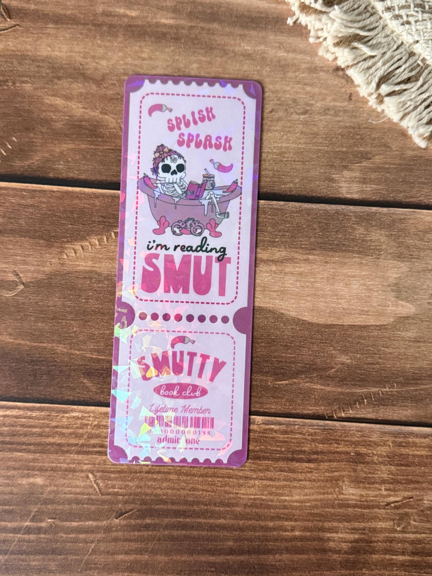I'm Reading Smut Holgraphic Bookmark