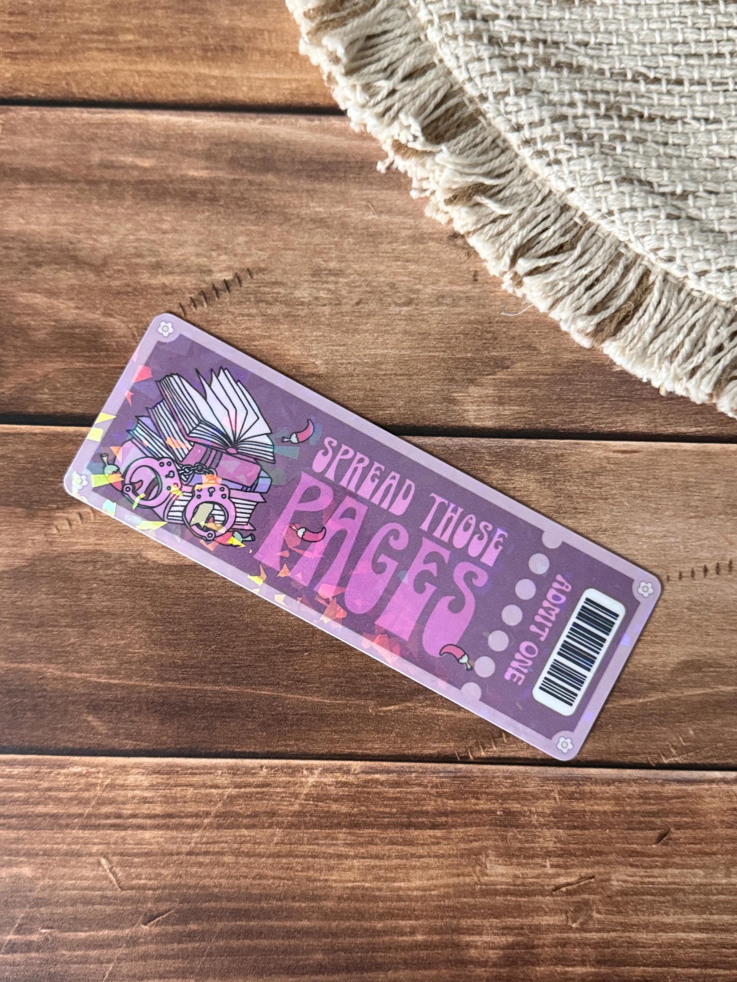 Spread Those Pages Holographic Bookmark