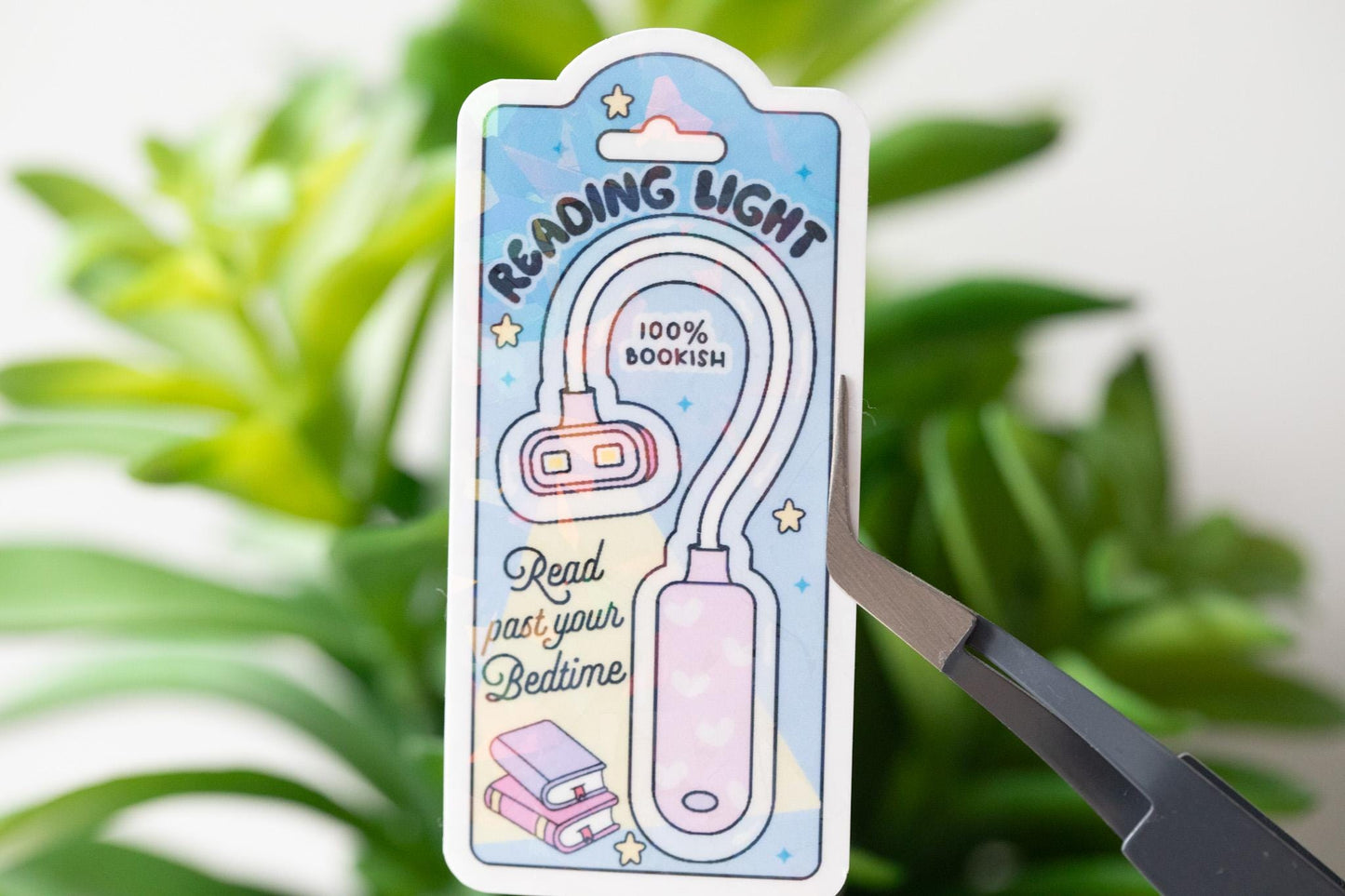 Reading Light Holographic Sticker