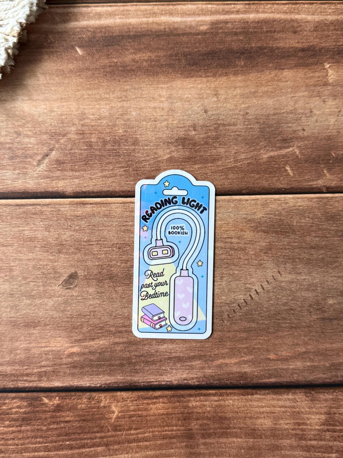 Reading Light Holographic Sticker
