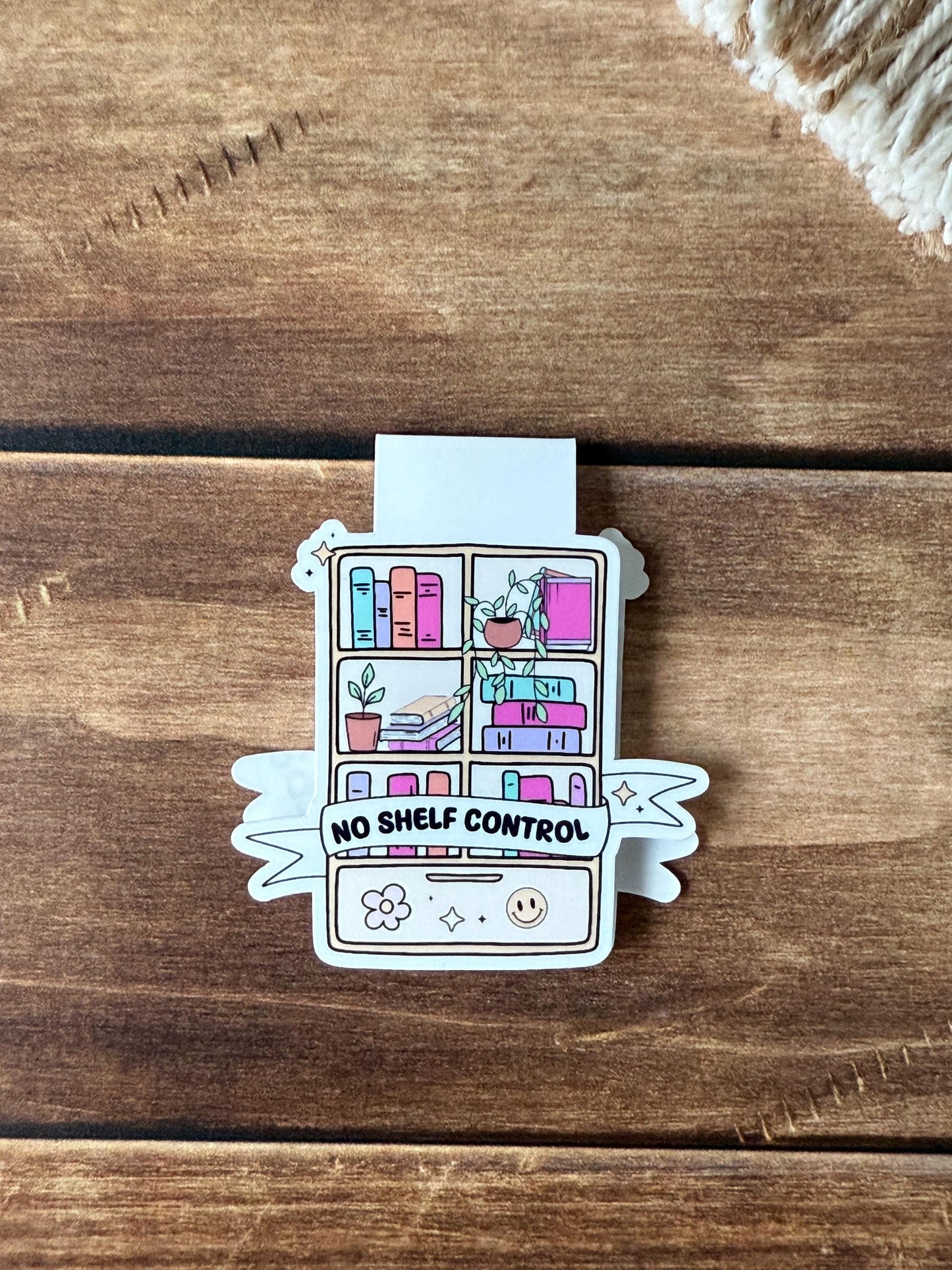 No Shelf Control Magnetic Bookmark