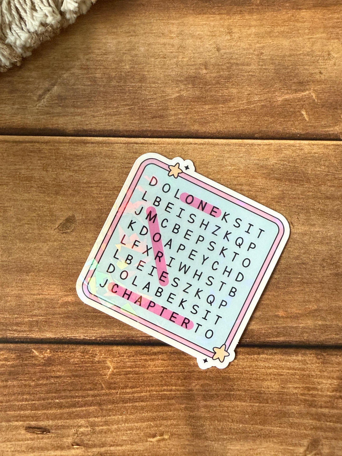 One More Chapter Holographic Sticker
