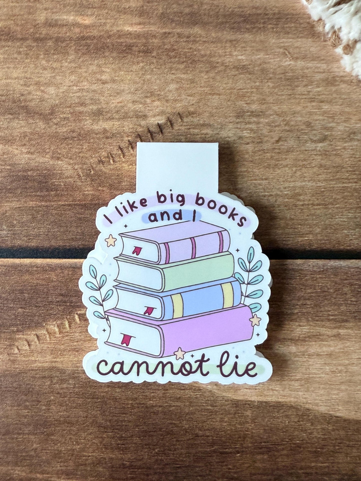 I Like Big Books and I Cannot Magnetic Bookmark
