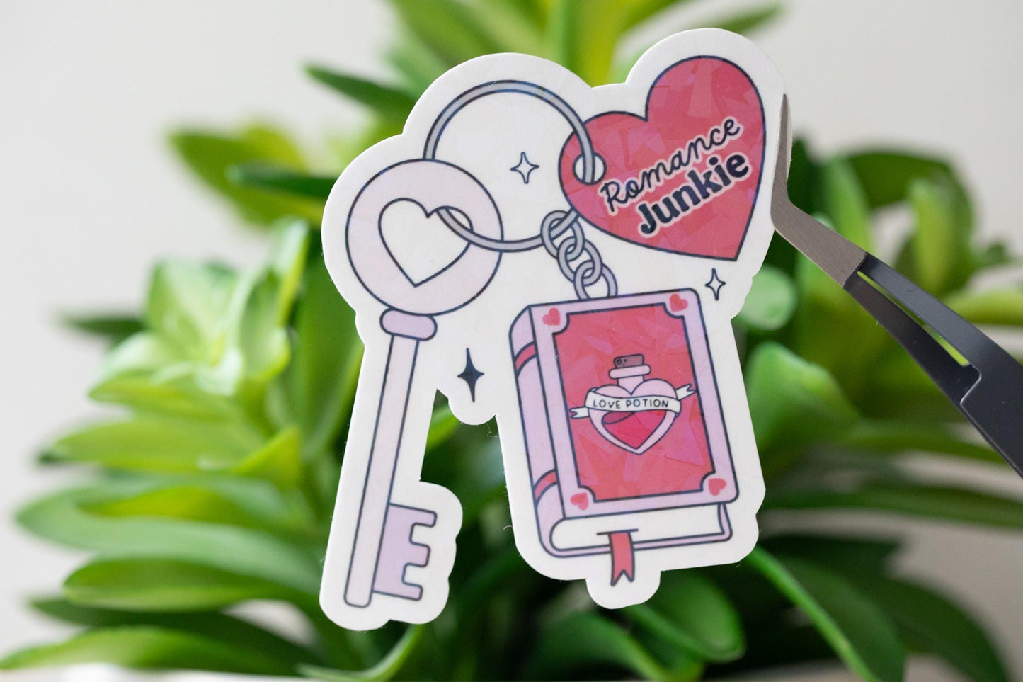 Bookish Junkie Holographic Sticker