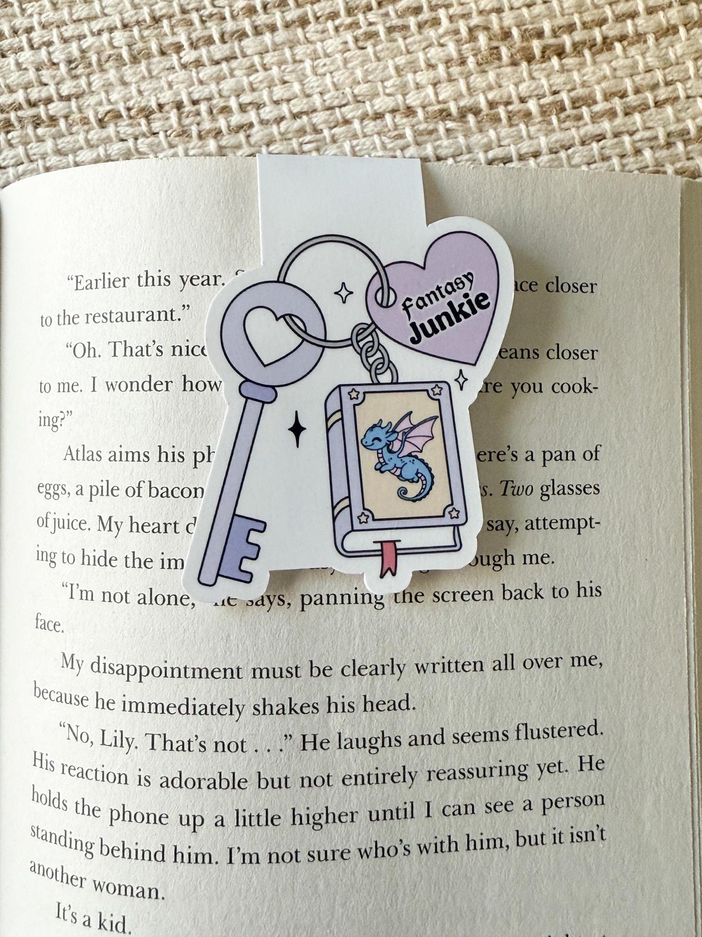 Bookish Junkie Magnetic Bookmark