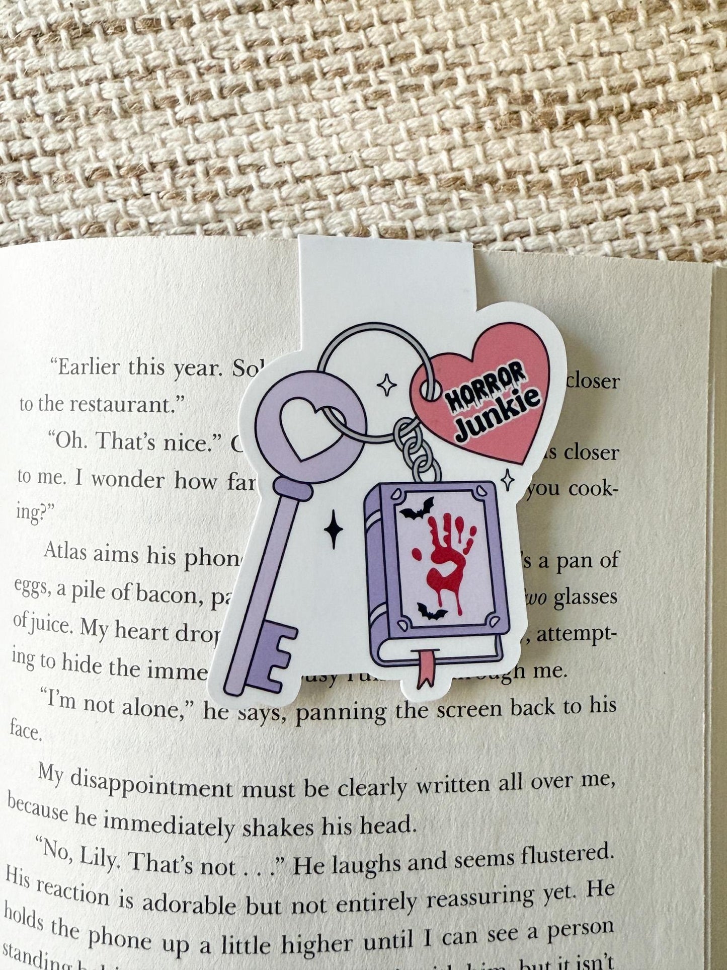 Bookish Junkie Magnetic Bookmark