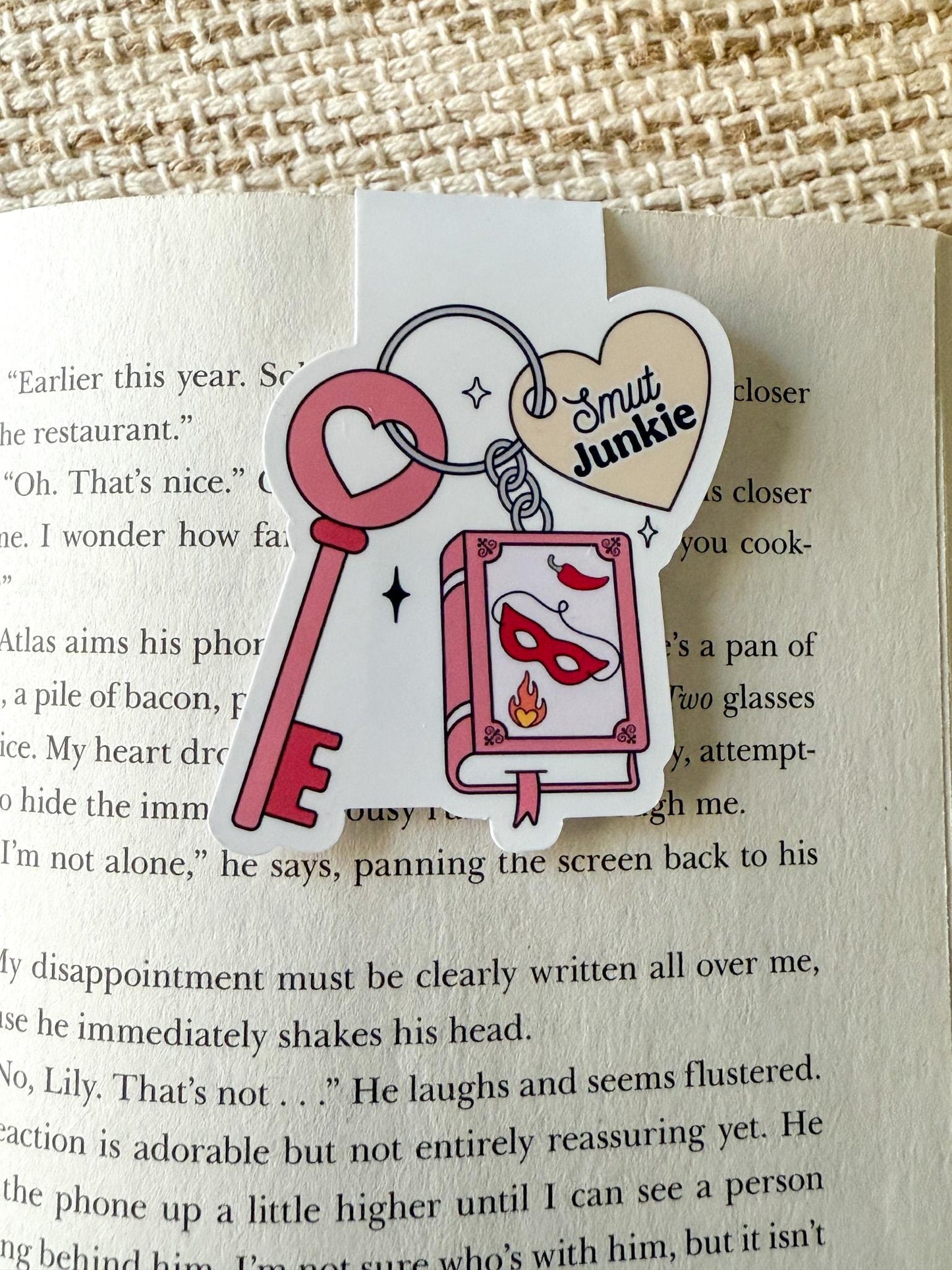 Bookish Junkie Magnetic Bookmark