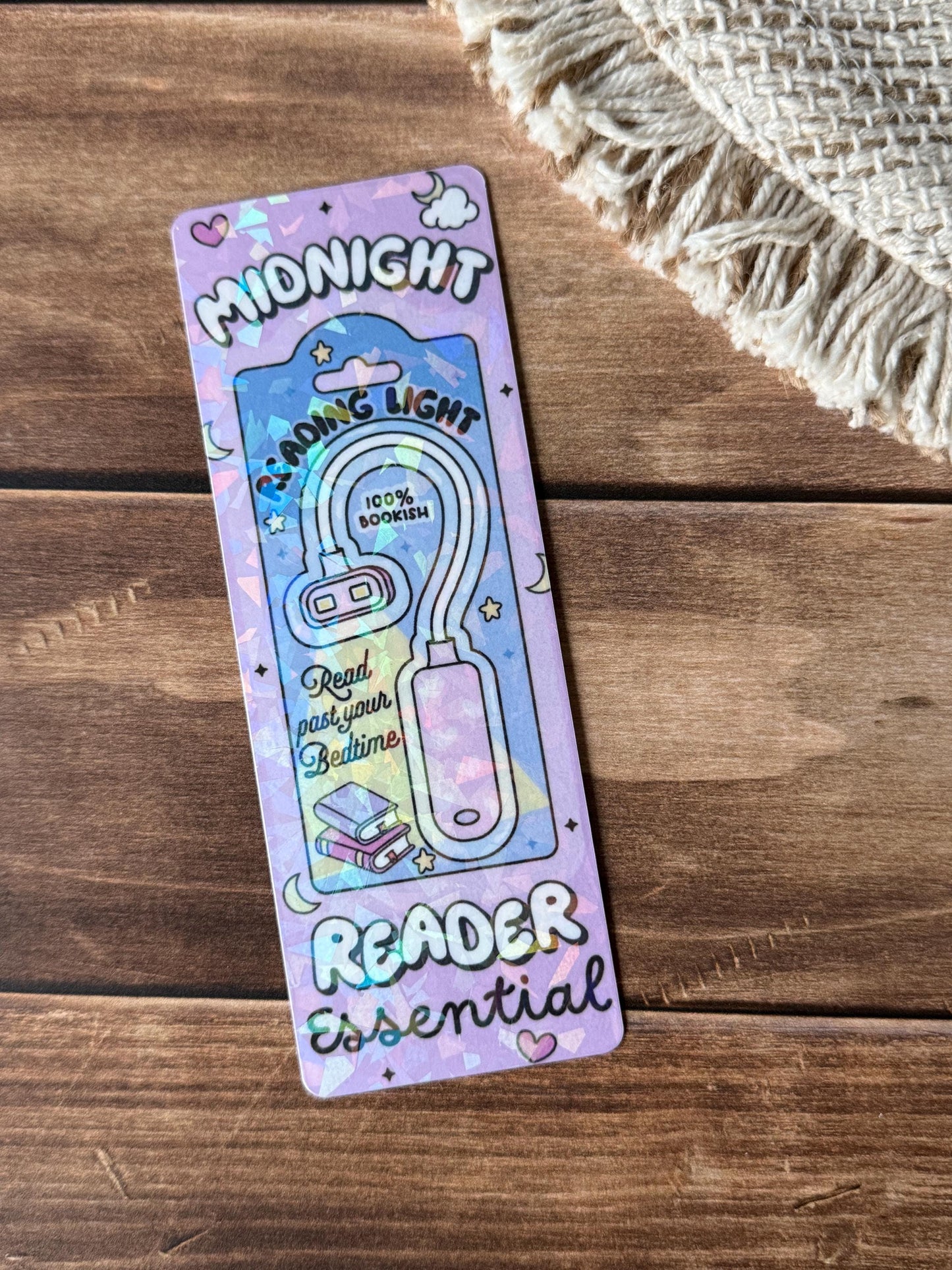 Midnight Reader Essential Holographic Bookmark