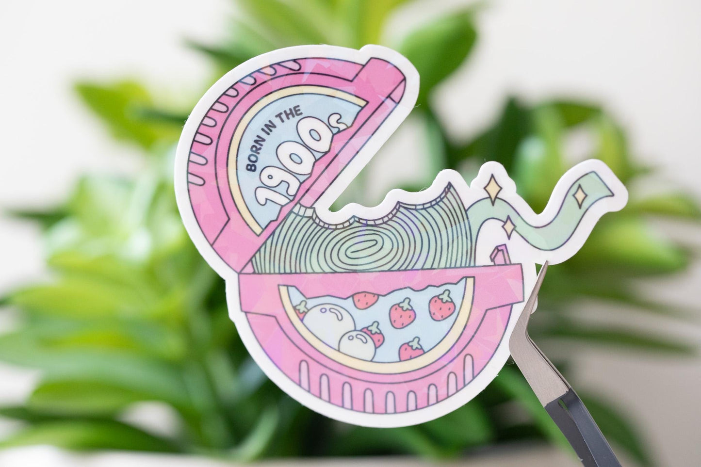 Born in the 1900's Holographic Sticker
