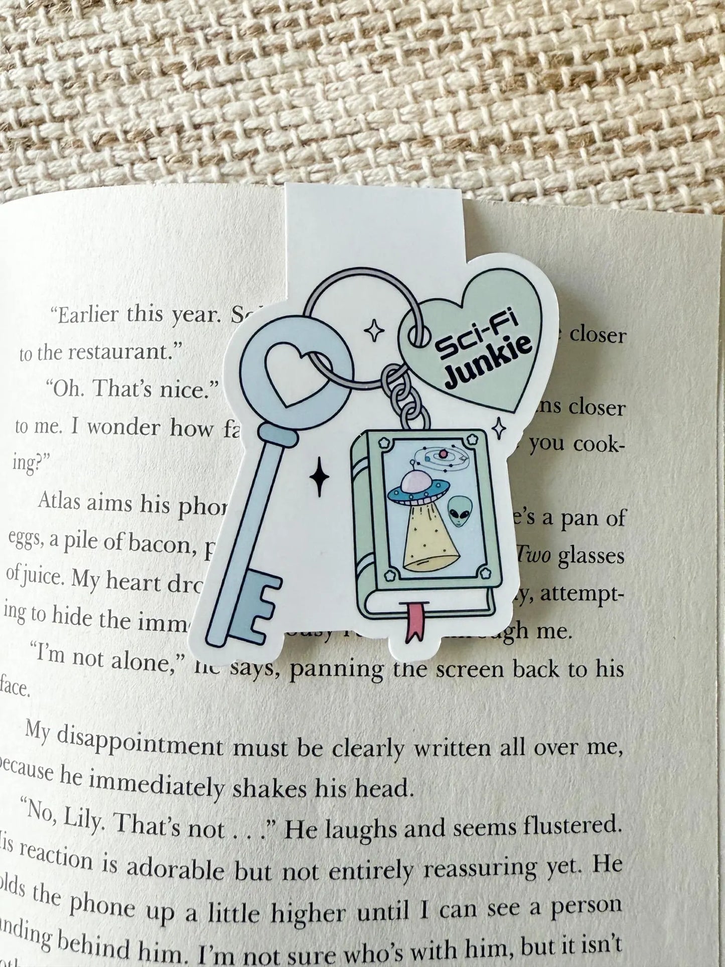 Bookish Junkie Magnetic Bookmark