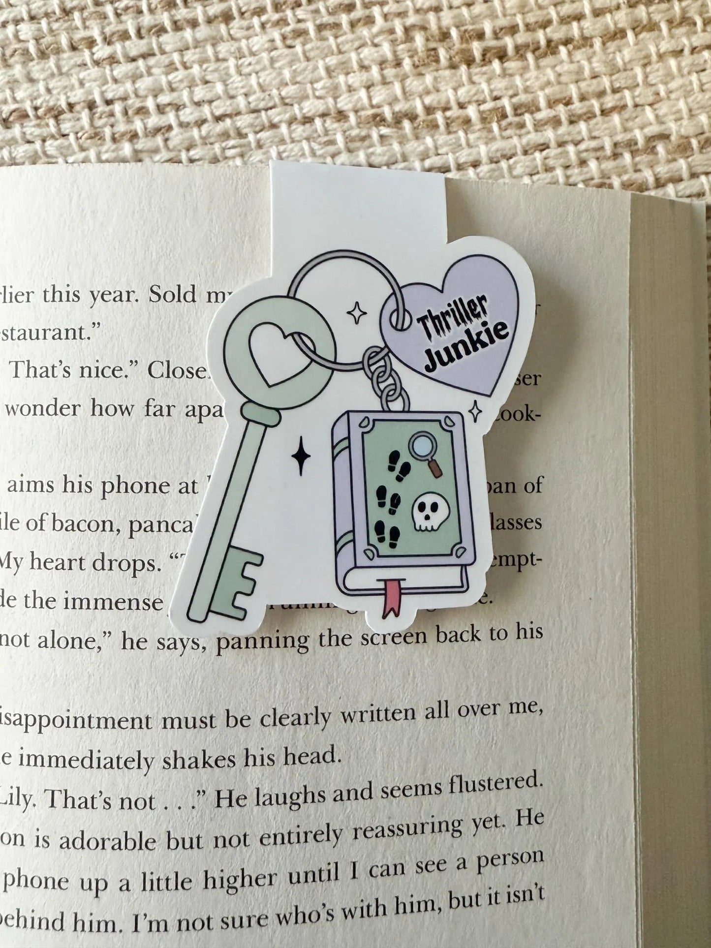 Bookish Junkie Magnetic Bookmark