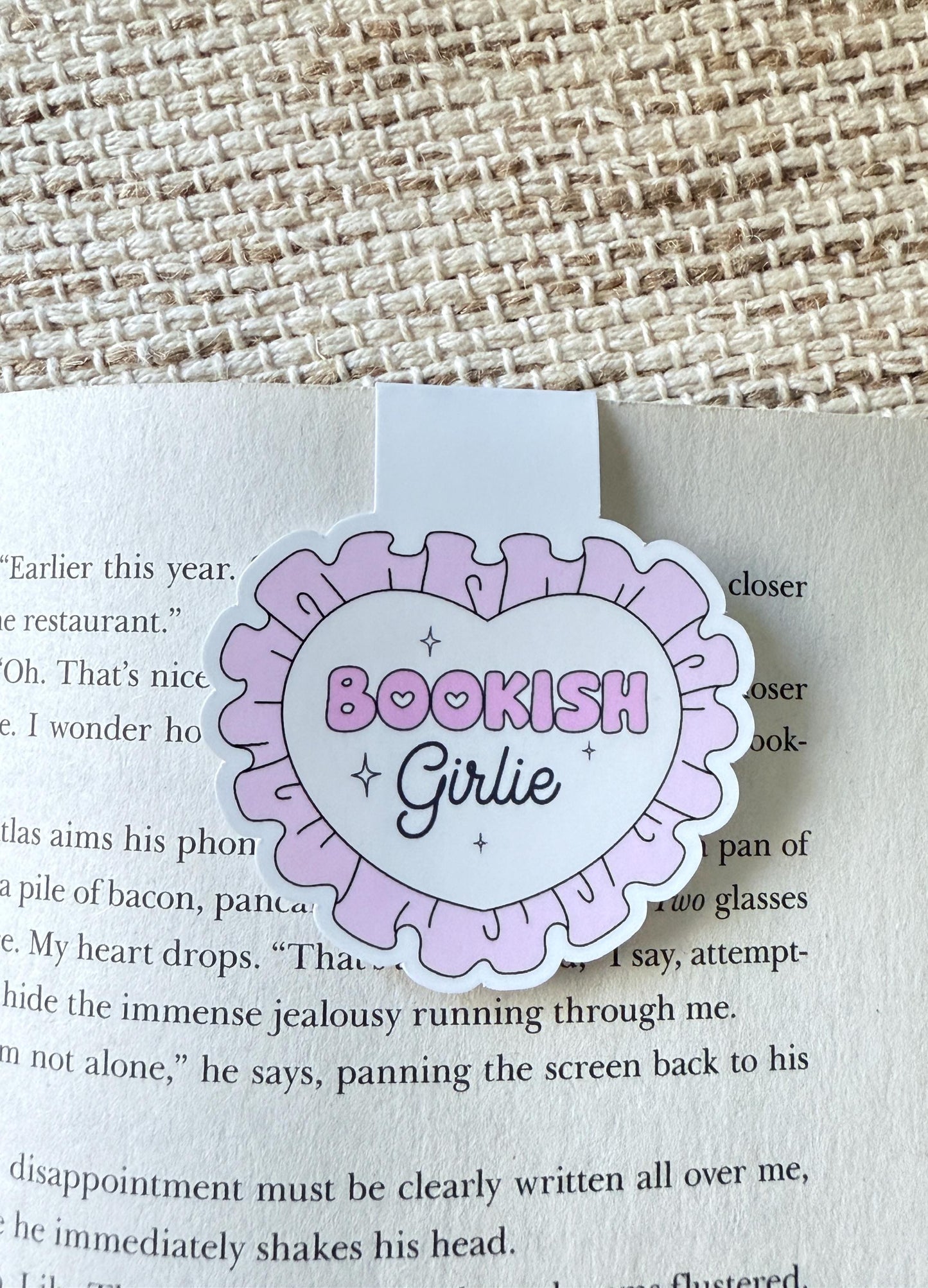 Bookish Girlie Magnetic Bookmark