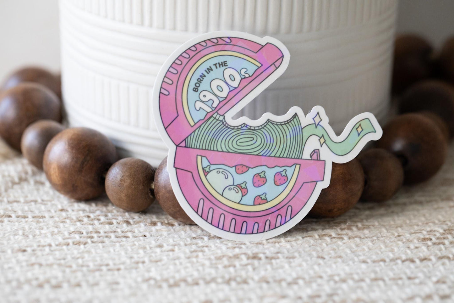Born in the 1900's Holographic Sticker