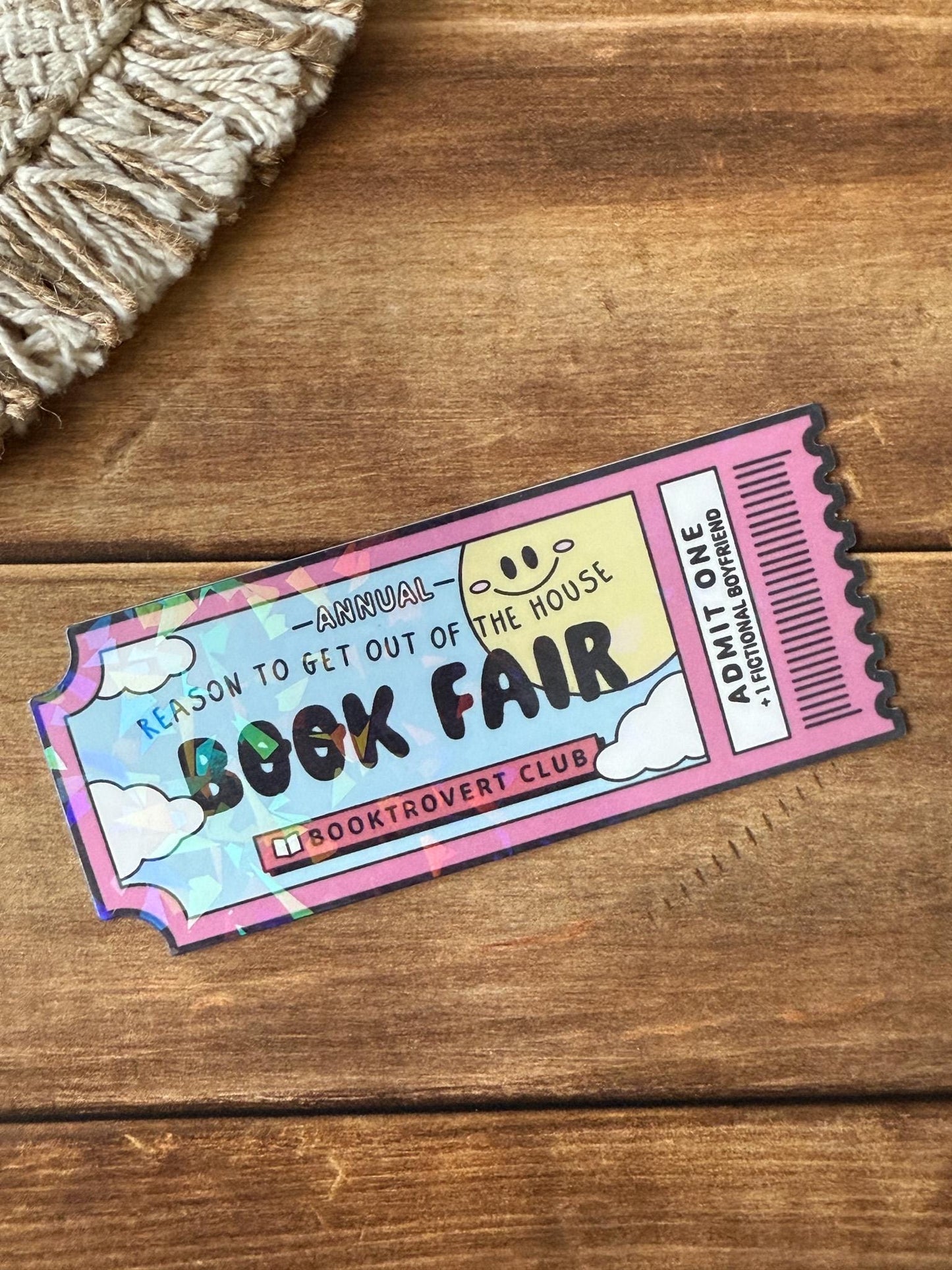 Annual Book Fair Bookmark Holographic Bookmark