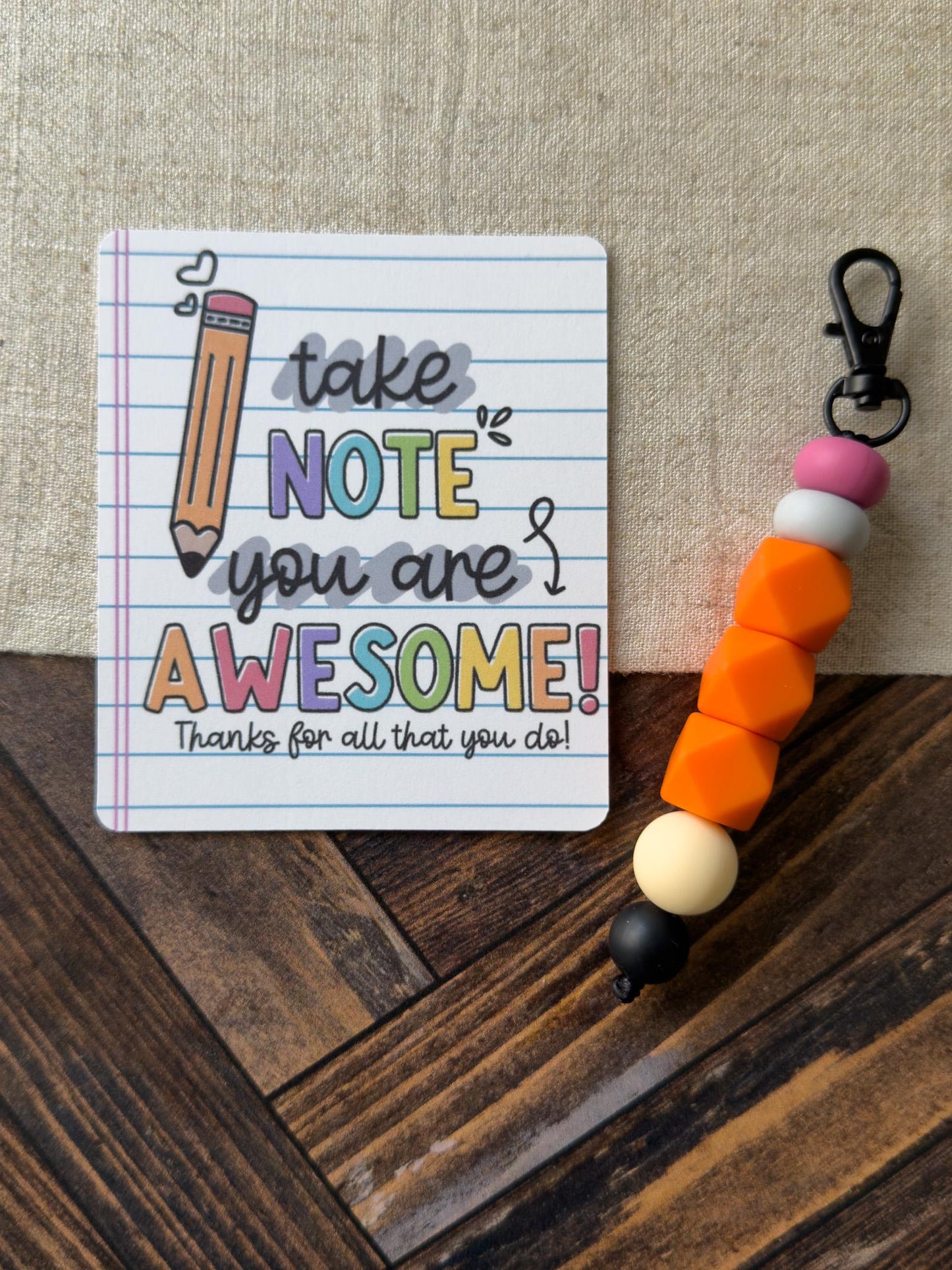 Pencil Keychain | Charm