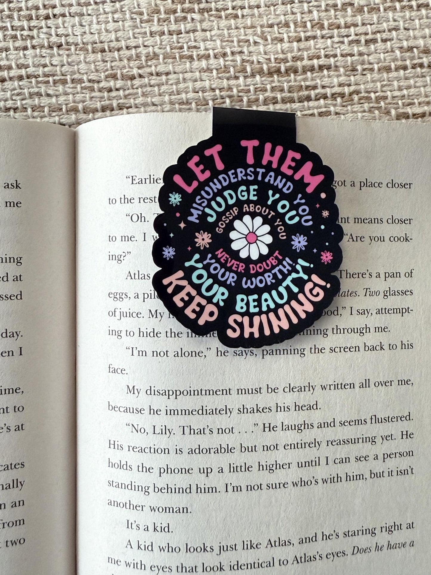 Let Them Holographic Bookmark