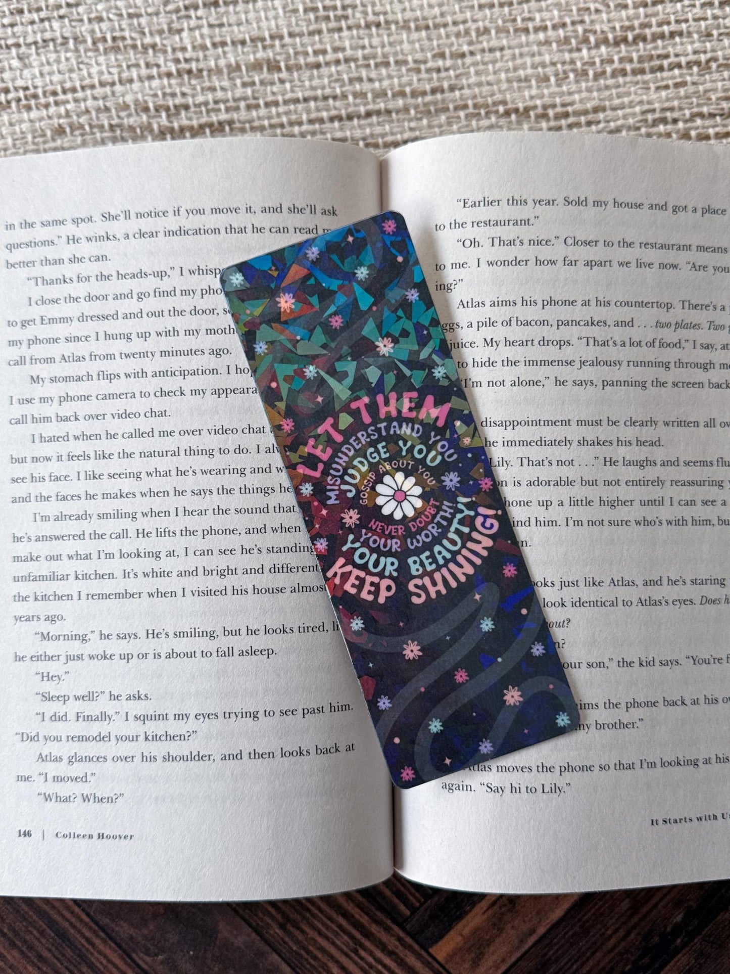 Let Them Holographic Bookmark