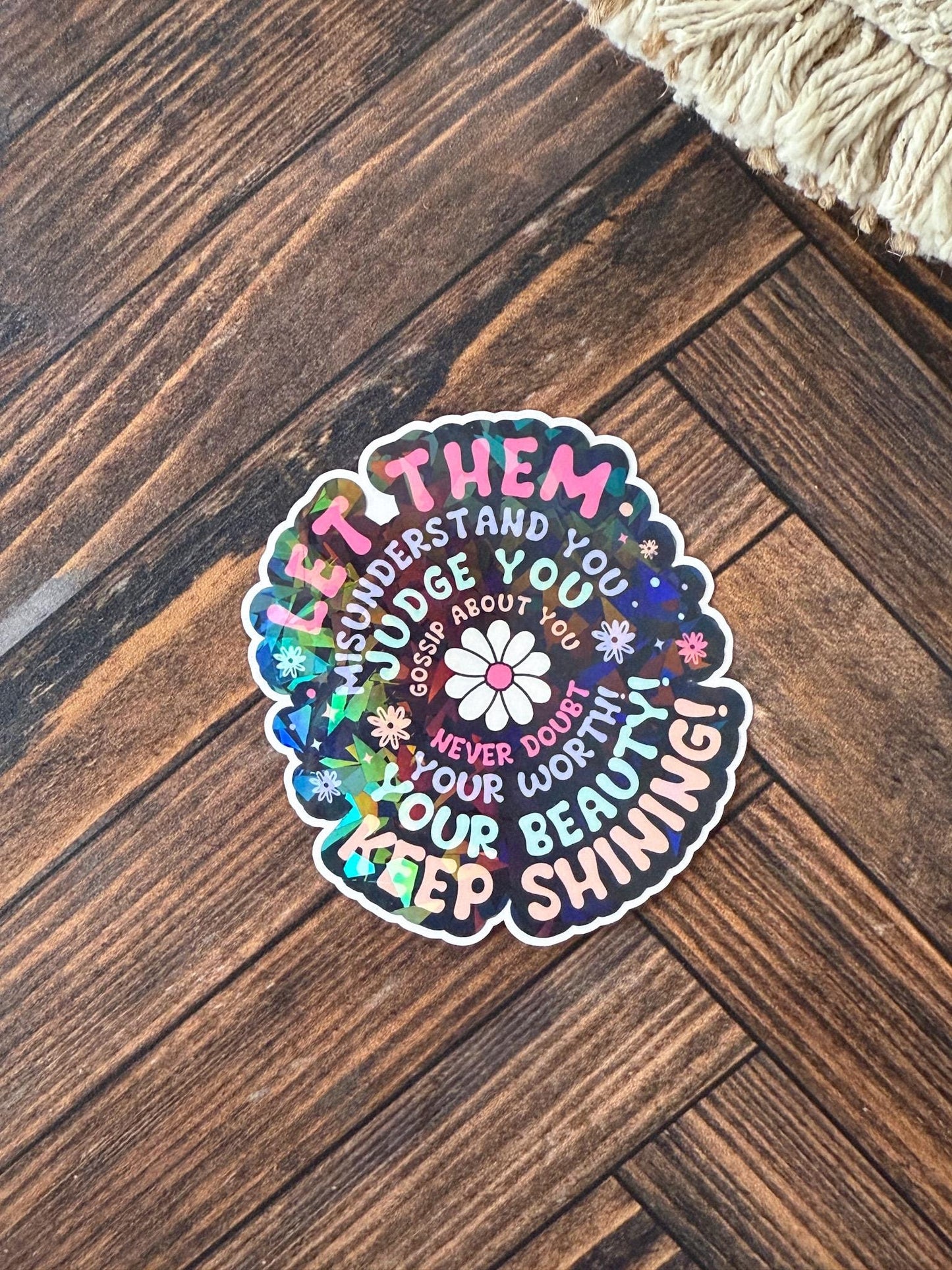 Let Them Holographic Bookmark