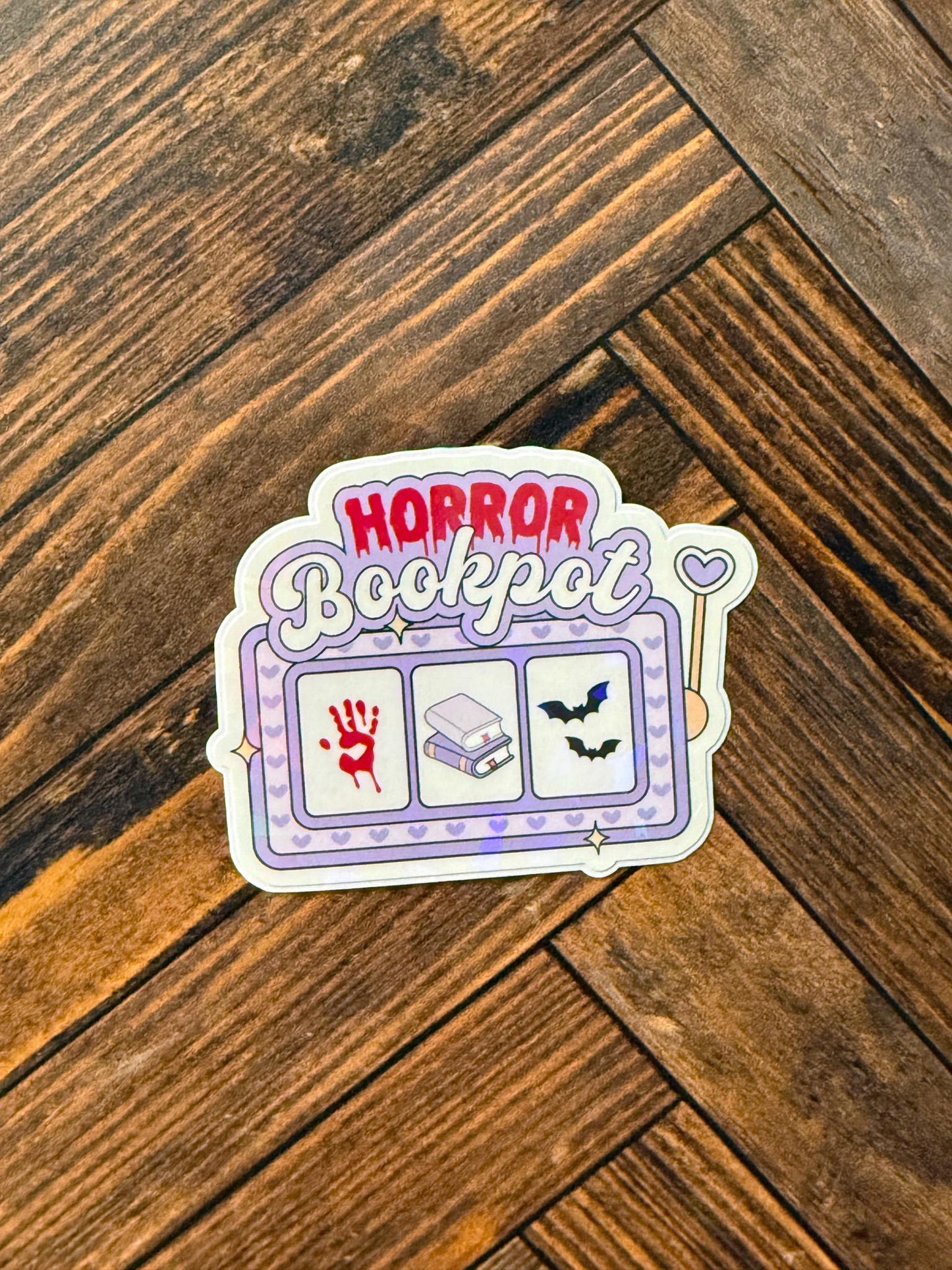 Bookpot Bookish Holographic Sticker