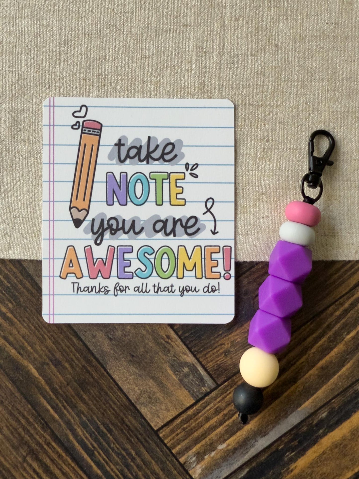 Pencil Keychain | Charm