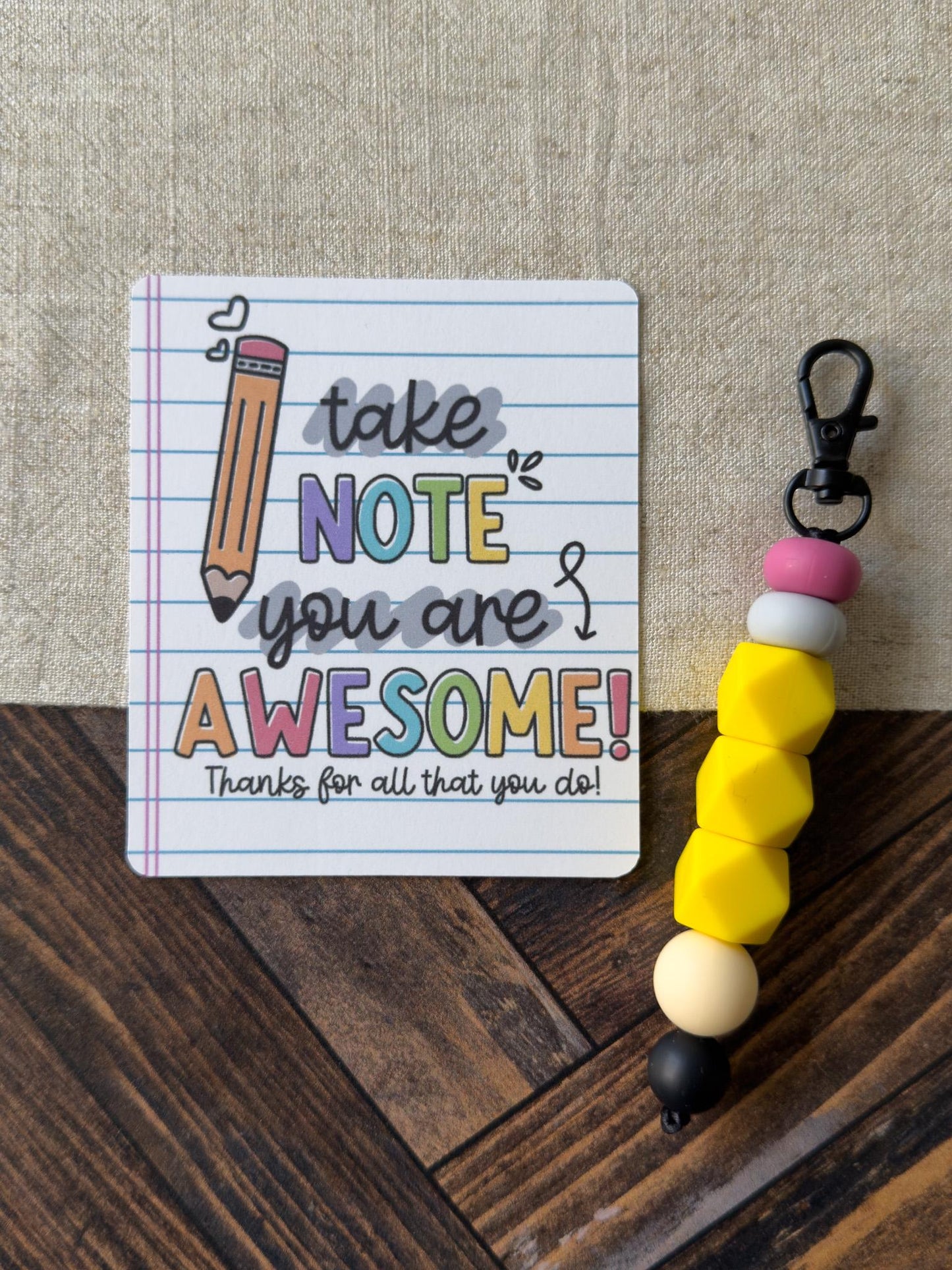 Pencil Keychain | Charm