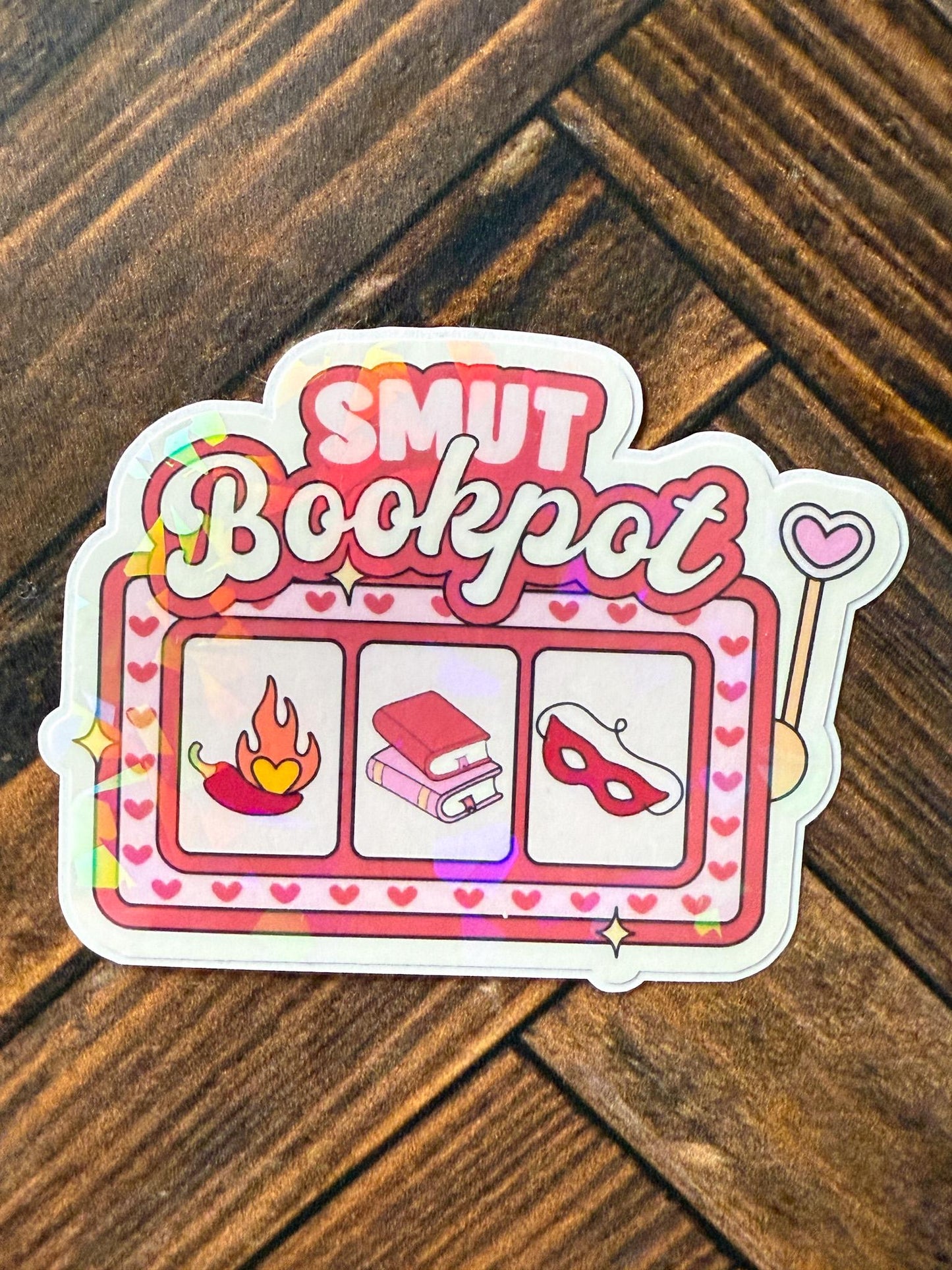 Bookpot Bookish Holographic Sticker