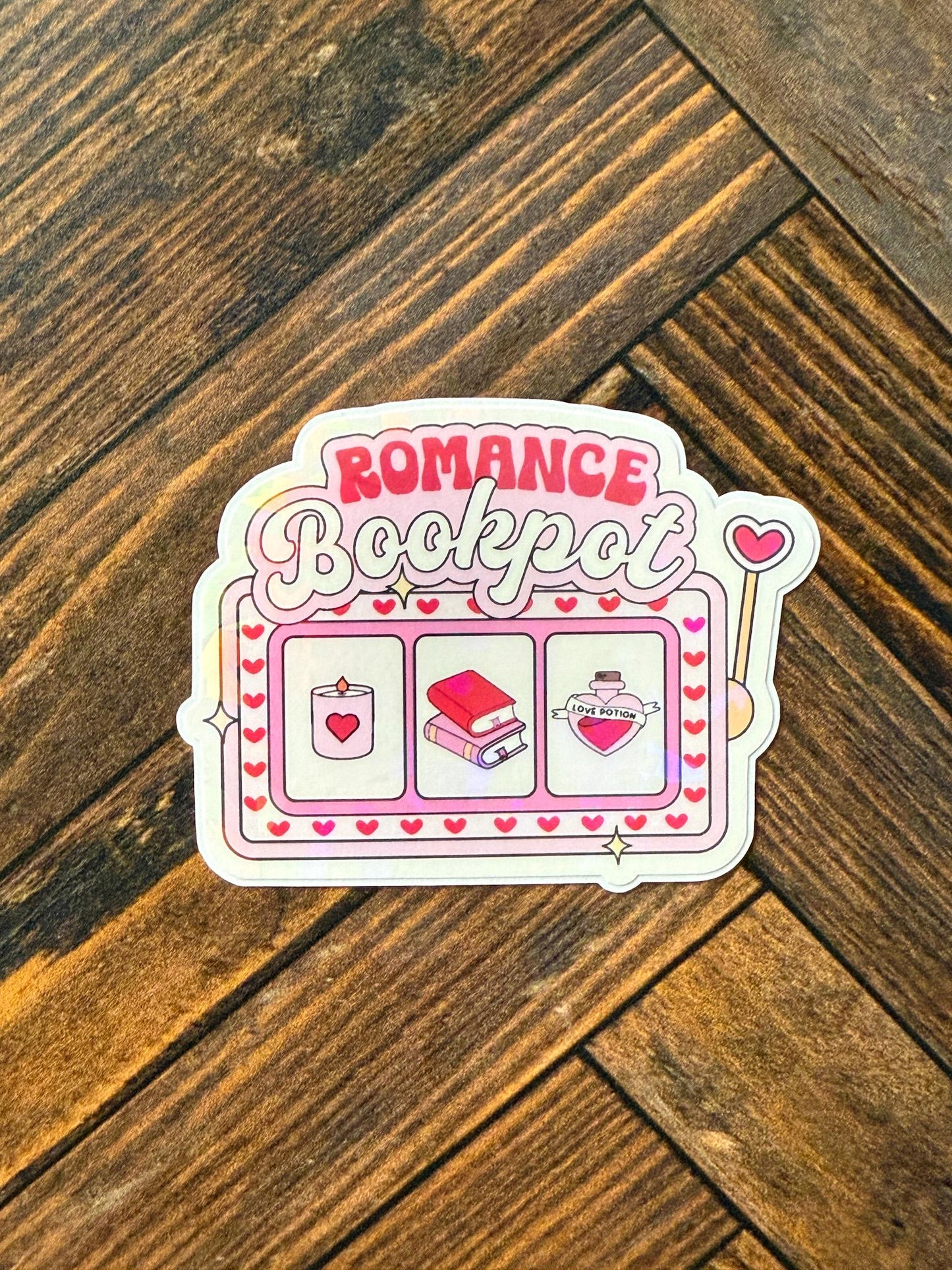 Bookpot Bookish Holographic Sticker