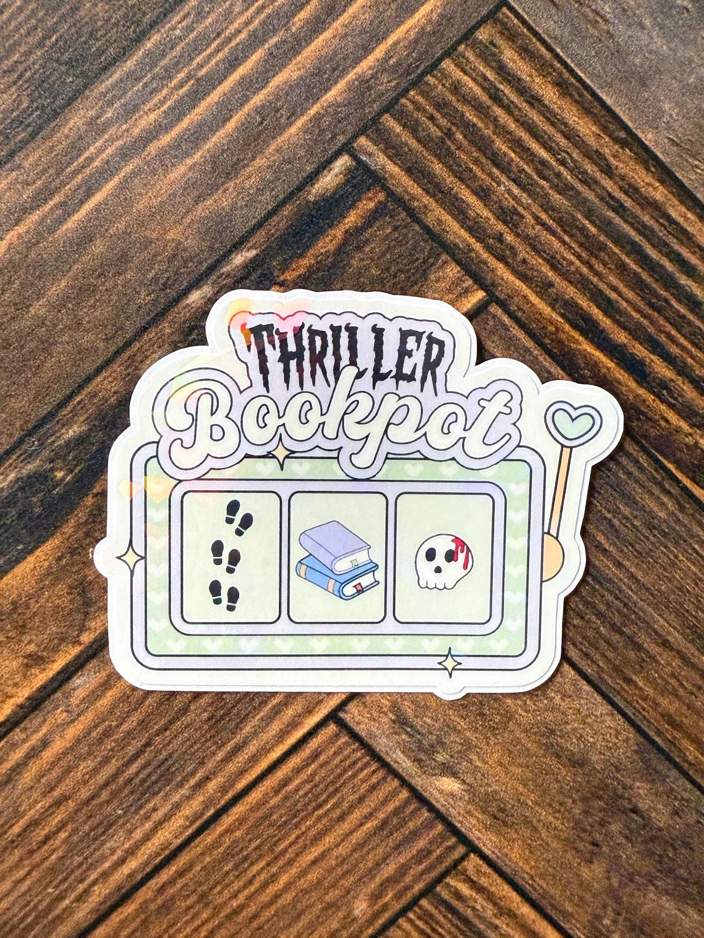 Bookpot Bookish Holographic Sticker