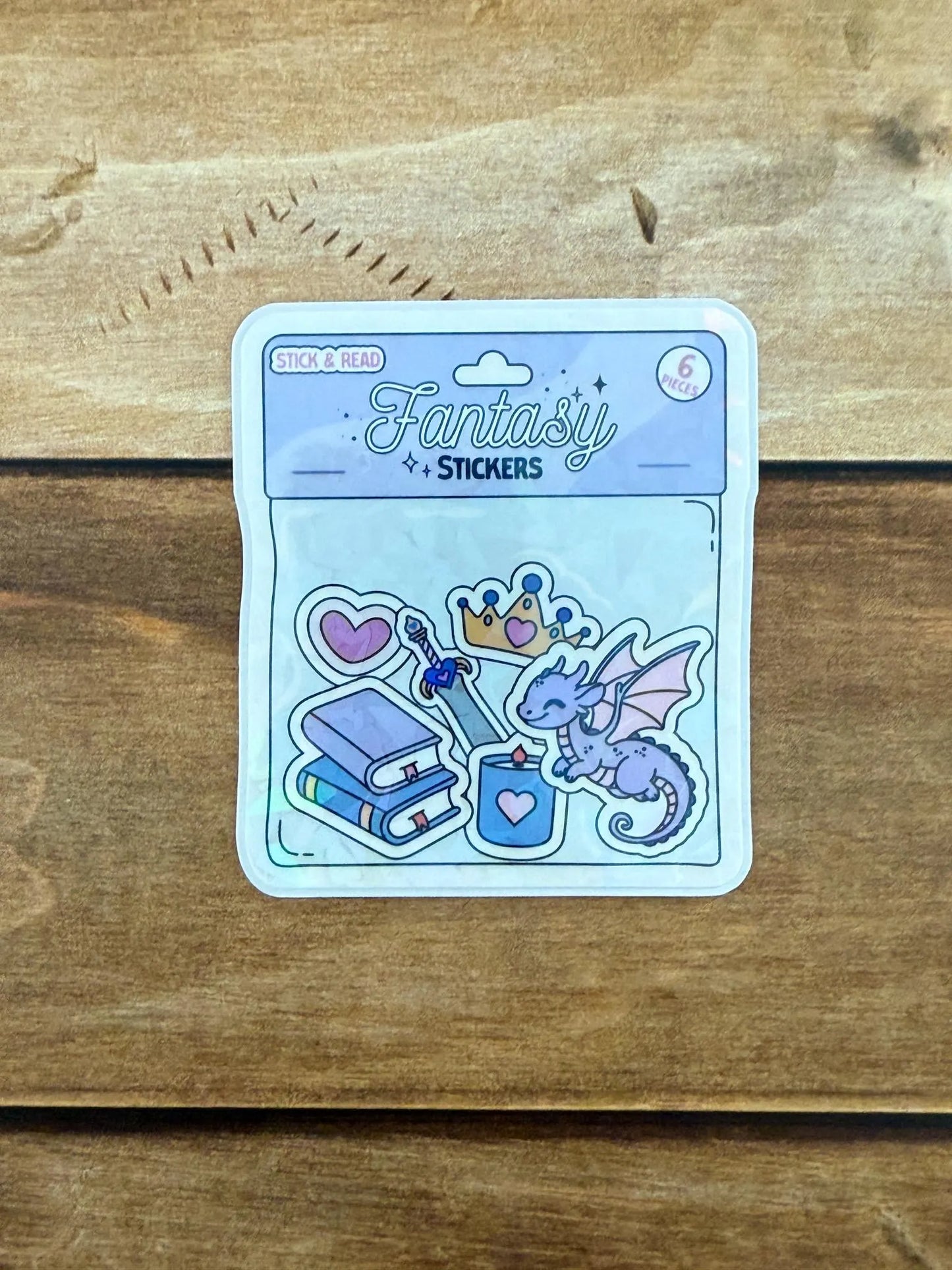 Bookish Stickers Holographic Sticker