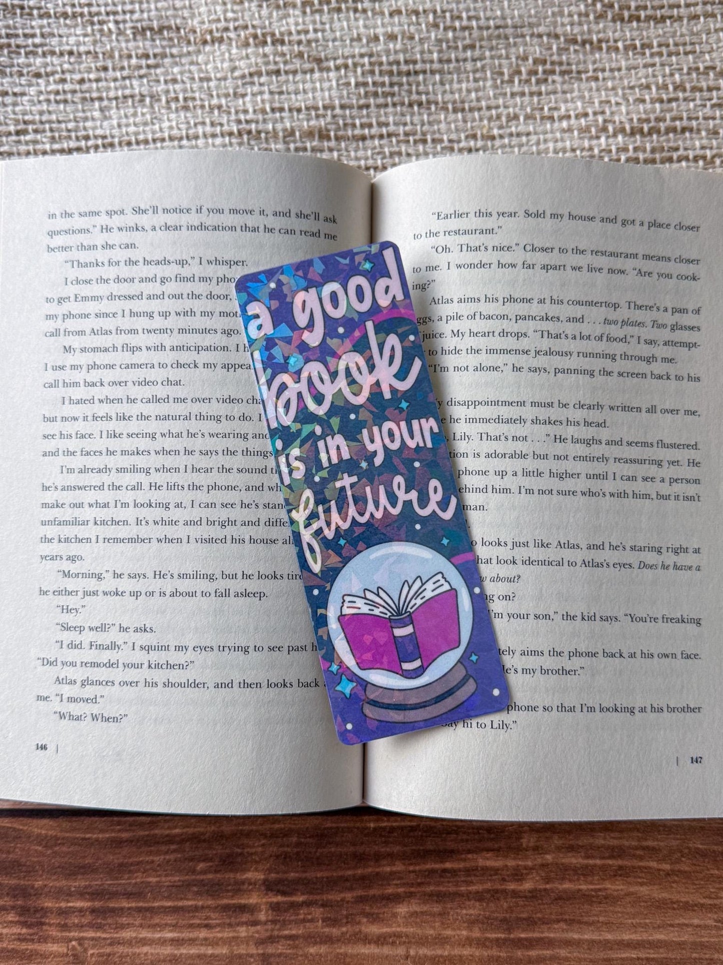 A Good Book Is In Your Future Holographic Bookmark