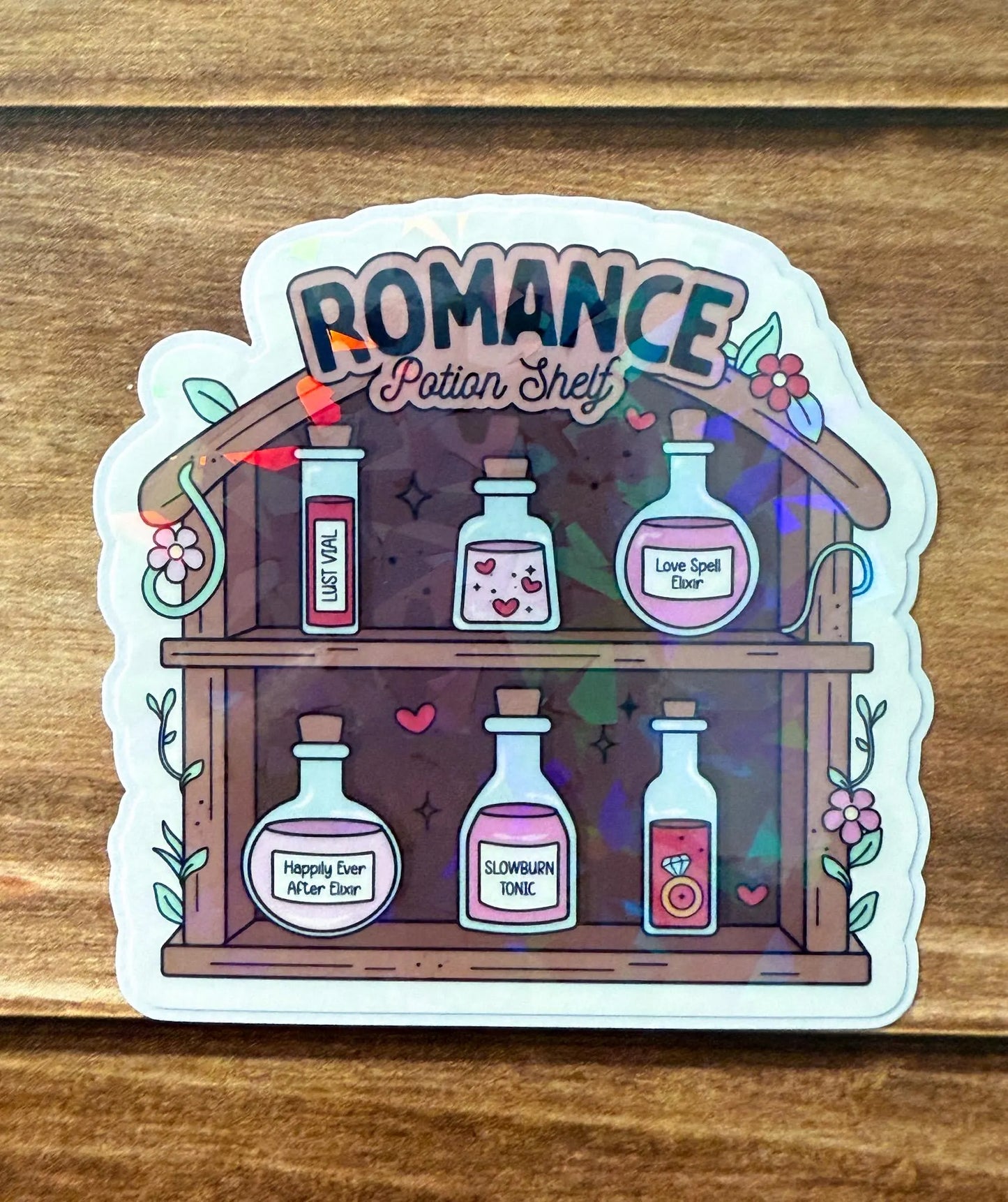 Potion Shelves Holographic Sticker