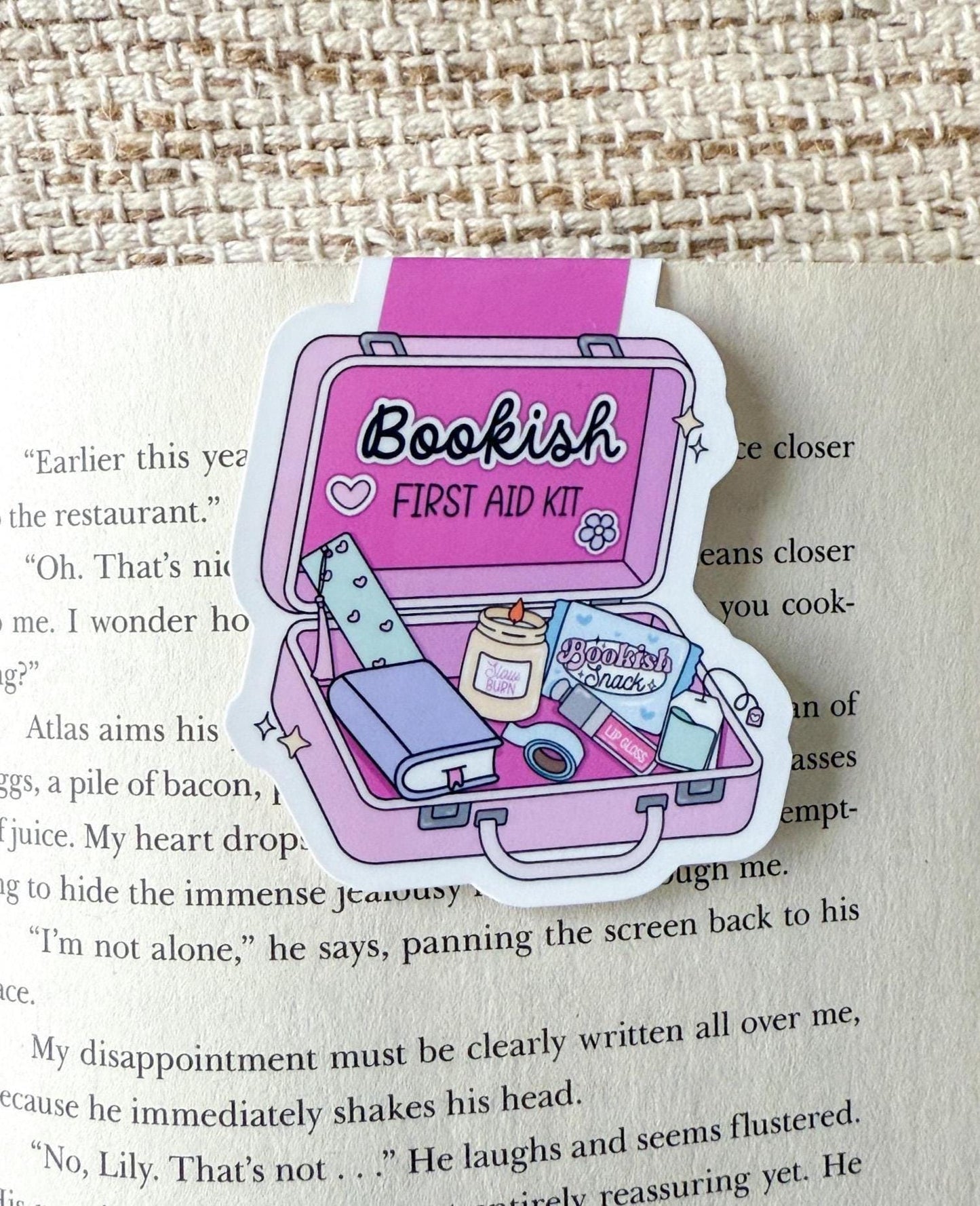 Bookish First Aid Magnetic Bookmark